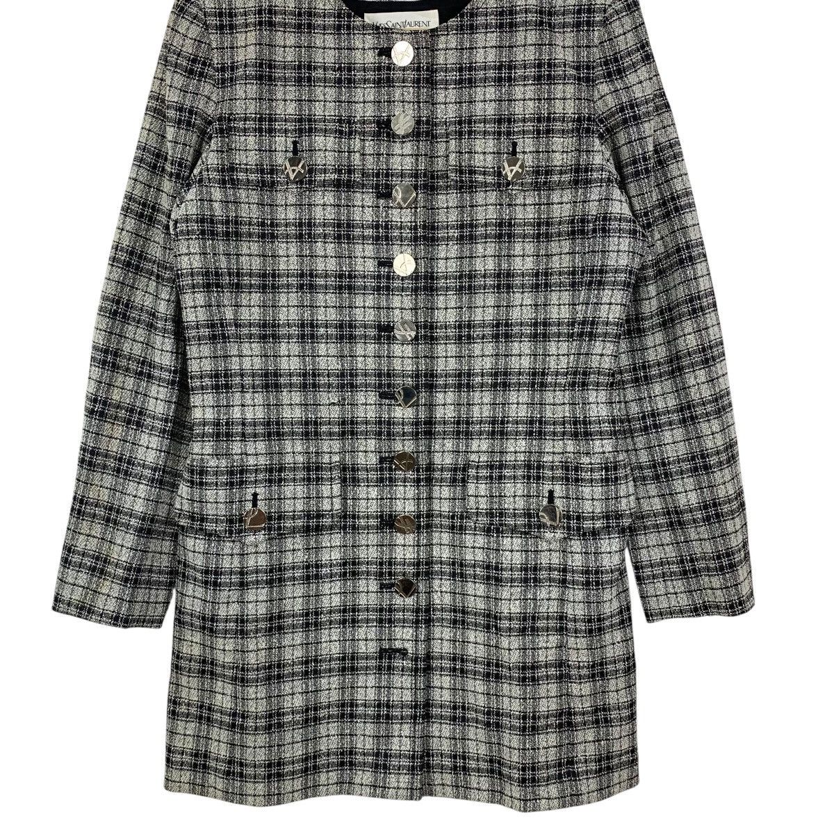 Yves Saint Laurent Vintage YVES SAINT LAURENT YSL Double Breasted Pea Coat Size S / US 4 / IT 40 - 5 Thumbnail