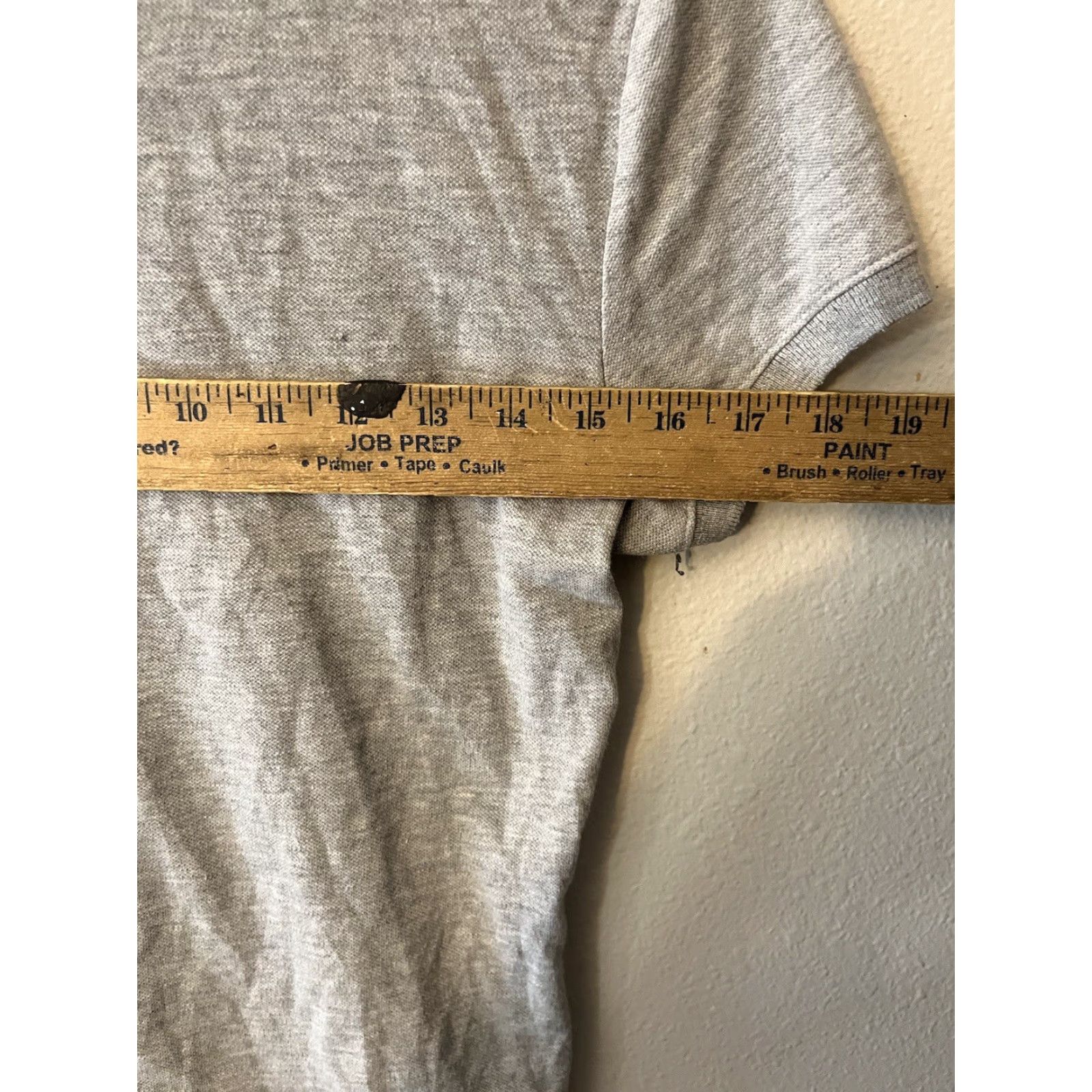 Aeropostale AEROPOSTALE Women's Gray Short Sleeve Polo Shirt - Size Large Solid Casual Bow Regular Fit Size L / US 10 / IT 46 - 5 Thumbnail