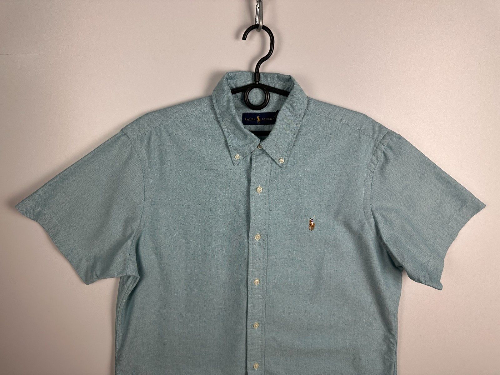 Polo Ralph Lauren Polo Ralph Lauren Green Short Sleeve Oxford Shirt Size L Size US L / EU 52-54 / 3 - 3 Thumbnail