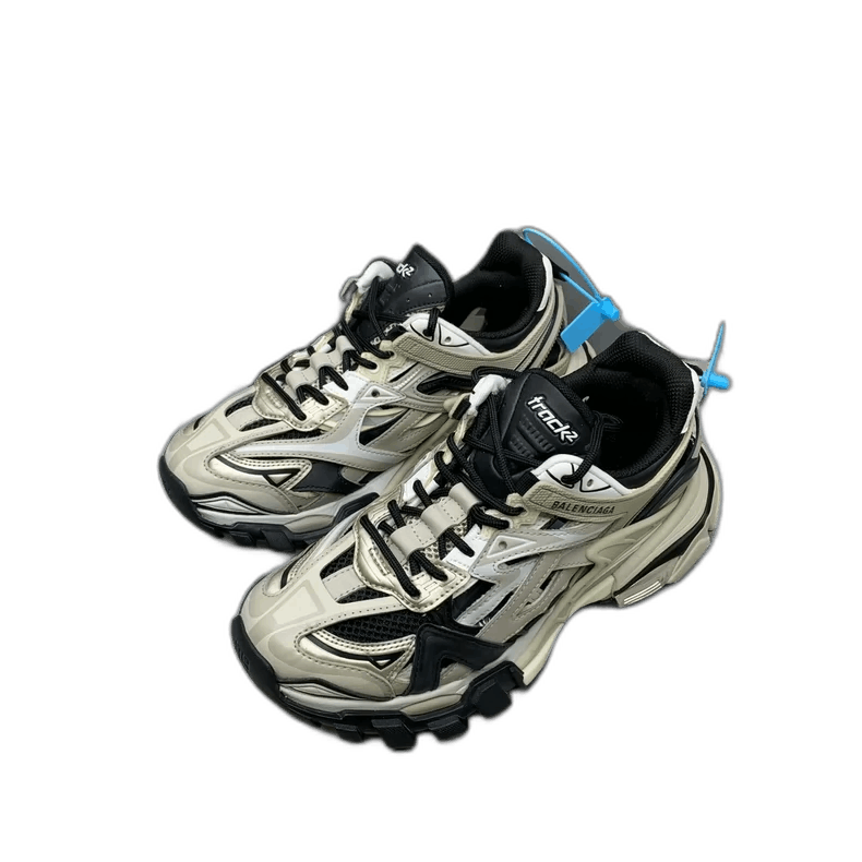 Balenciaga Balenciaga Track Sneakers in Milk Tea Color-2505 Size US 5 / IT 35 - 1 Thumbnail