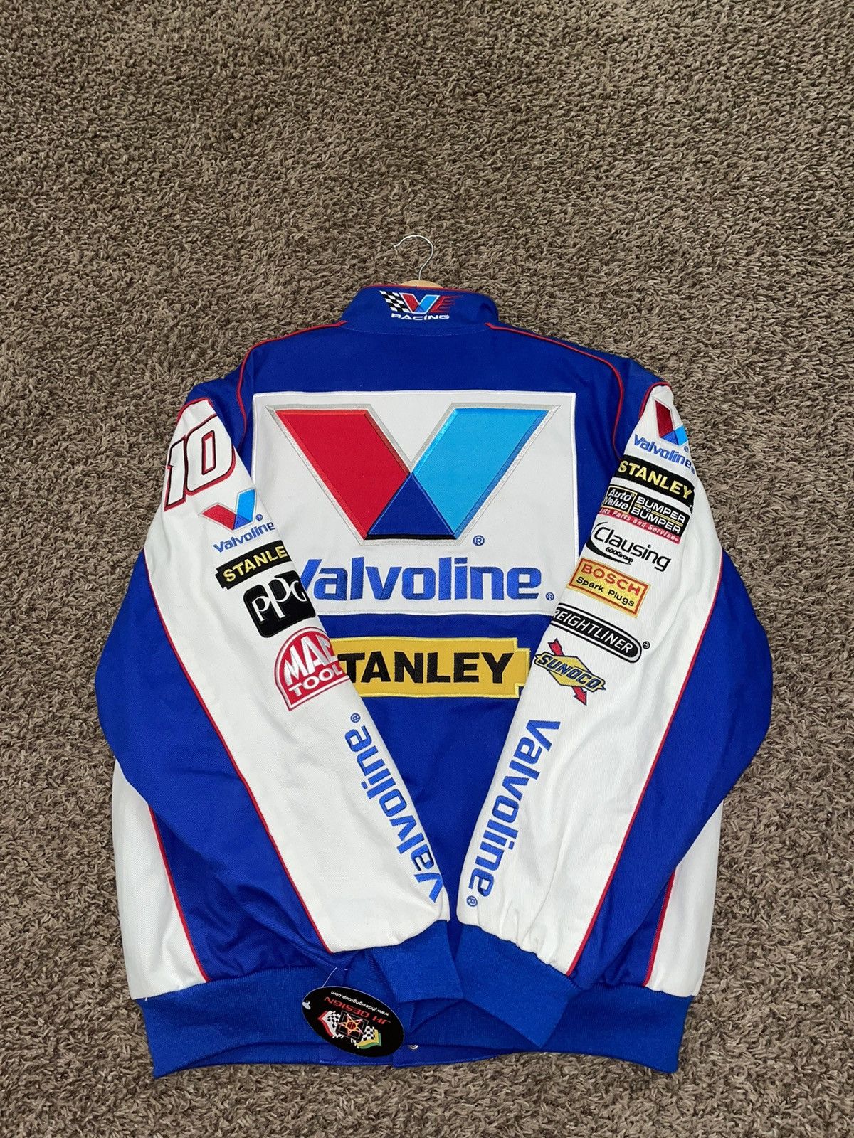 NASCAR NASCAR Valvoline Bomber Jacket JH Design NWT Size US L / EU 52-54 / 3 - 2 Thumbnail