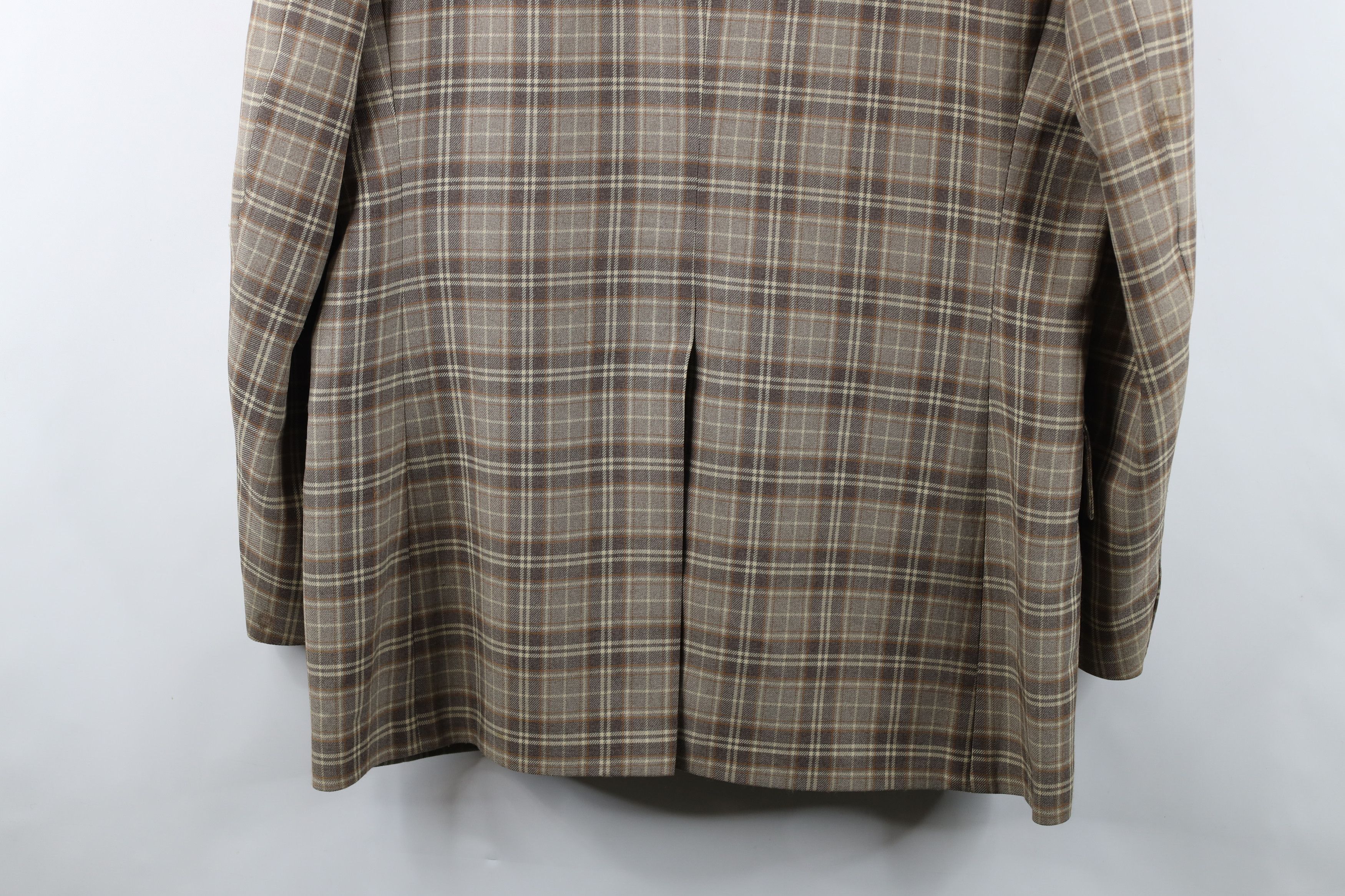 Vintage Vintage 70s Streetwear Suit Coat Blazer Jacket Plaid USA Size US XXL / EU 58 / 5 - 16 Thumbnail