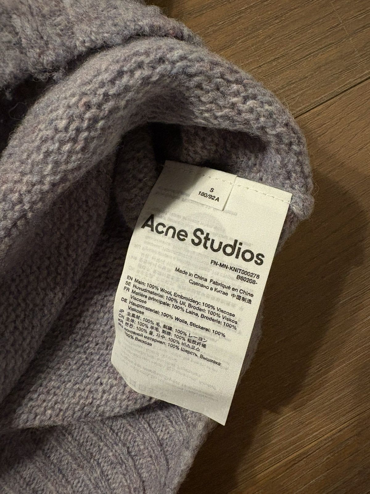 Acne Studios Acne Wool Sweater Size US S / EU 44-46 / 1 - 5 Thumbnail