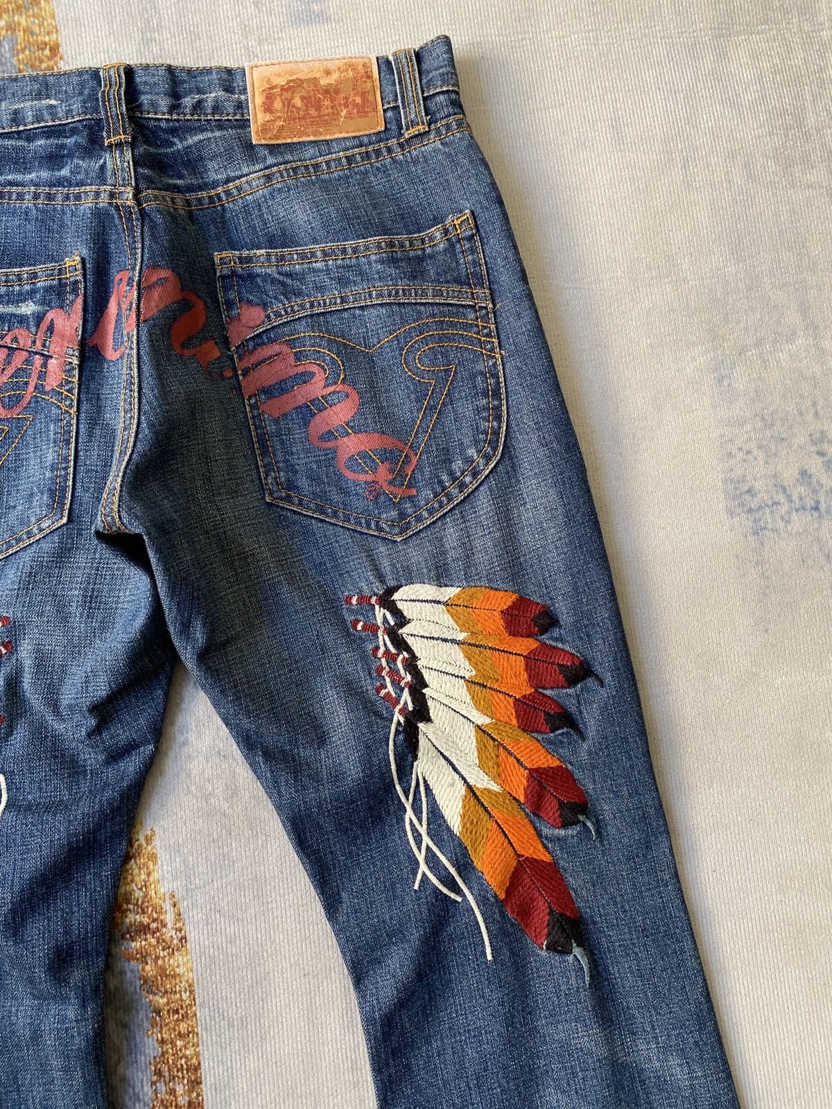 ARIZONA FREEDOM Arizona Geronimo Tribes American Indian Design Denim Size US 30 / EU 46 - 15 Thumbnail