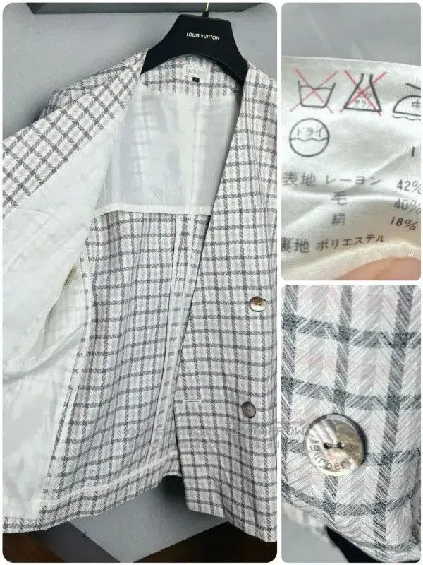 Burberry Burberry Colorblock Wool Blend Women's Trench Coat. Size XXS / US 00 / IT 34 - 5 Thumbnail
