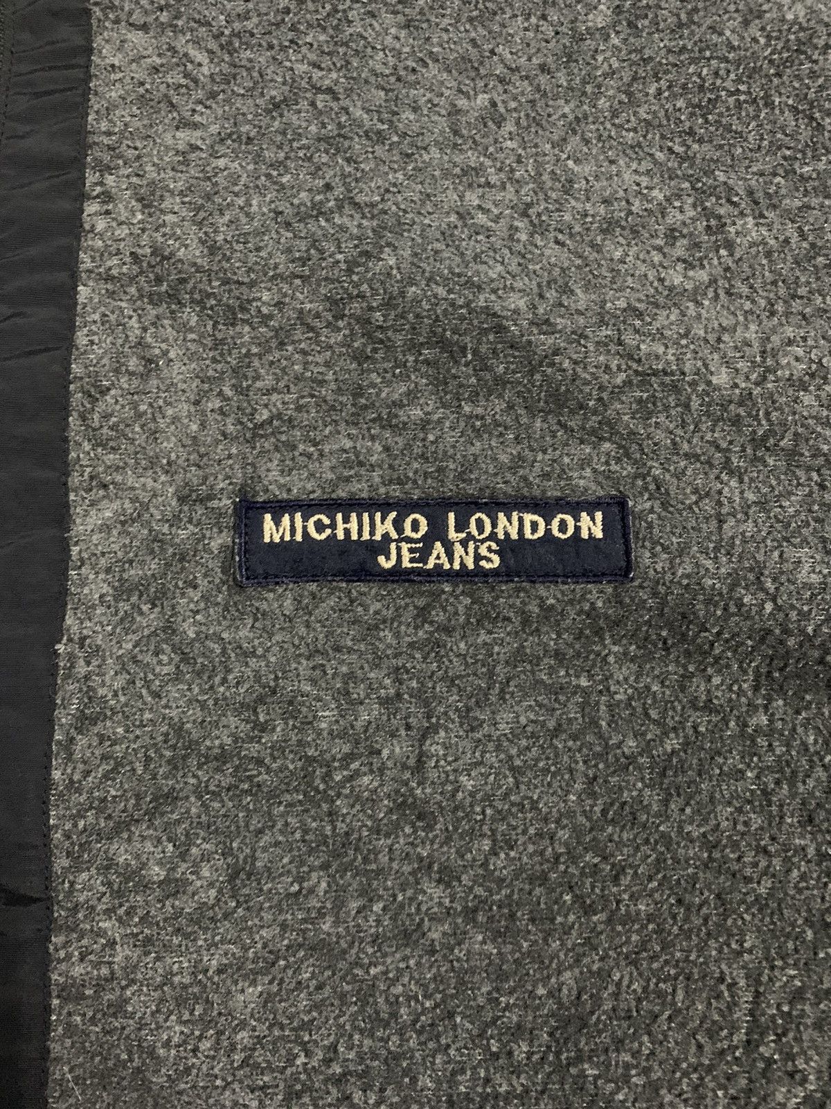 Michiko Koshino London Vintage Michiko London Jeans Reversible Fleece Core Jacket Size US L / EU 52-54 / 3 - 15 Thumbnail