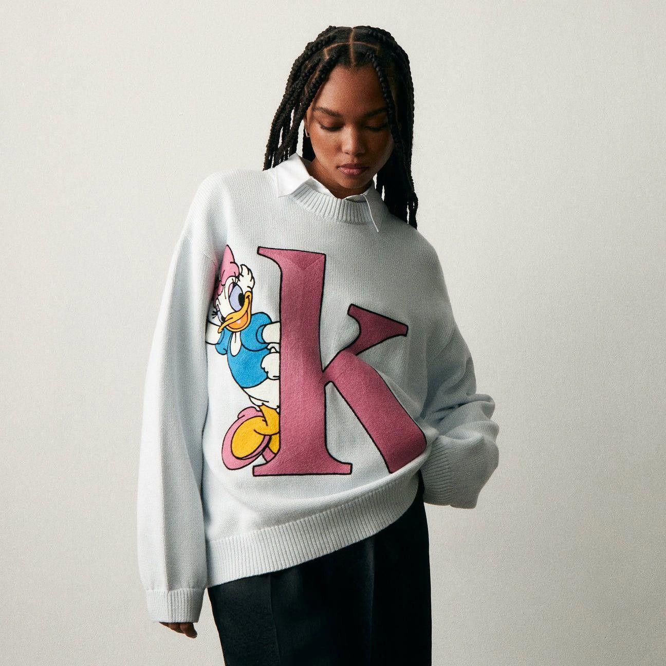 KITH - Disney Kith for Mickey Daisy White Mサイズ Kith Kith x Disney Mickey & Friends Daisy K Crewneck Size Large