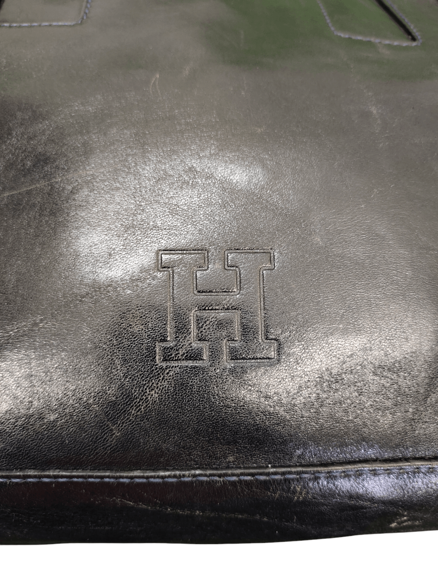 Leather Vintage Hirofu Italy Patina Leather Tote Bag Size ONE SIZE - 10 Thumbnail
