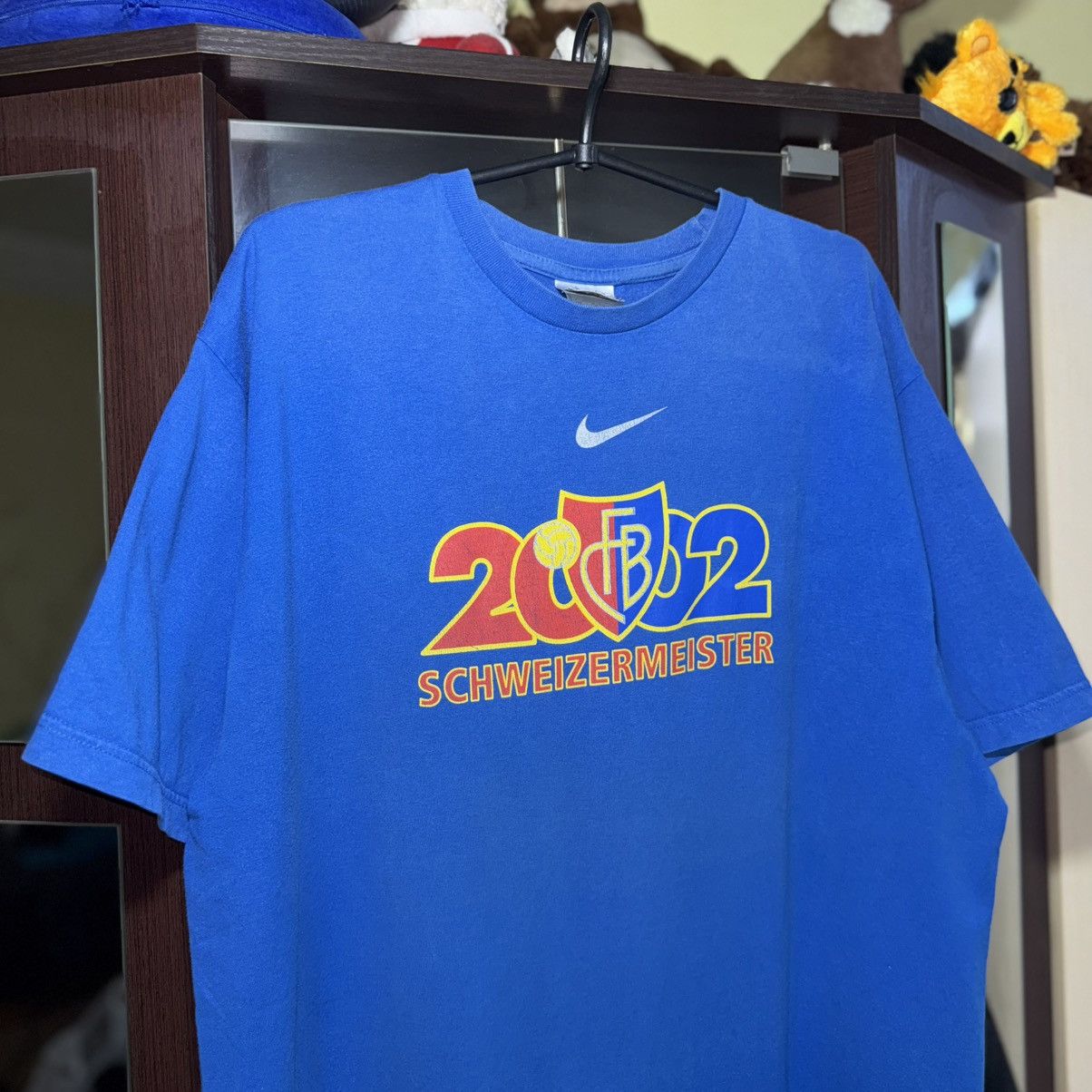 Nike Nike Basel 2002 Vintage T-Shirt Size XL Size US XL / EU 56 / 4 - 2 Thumbnail