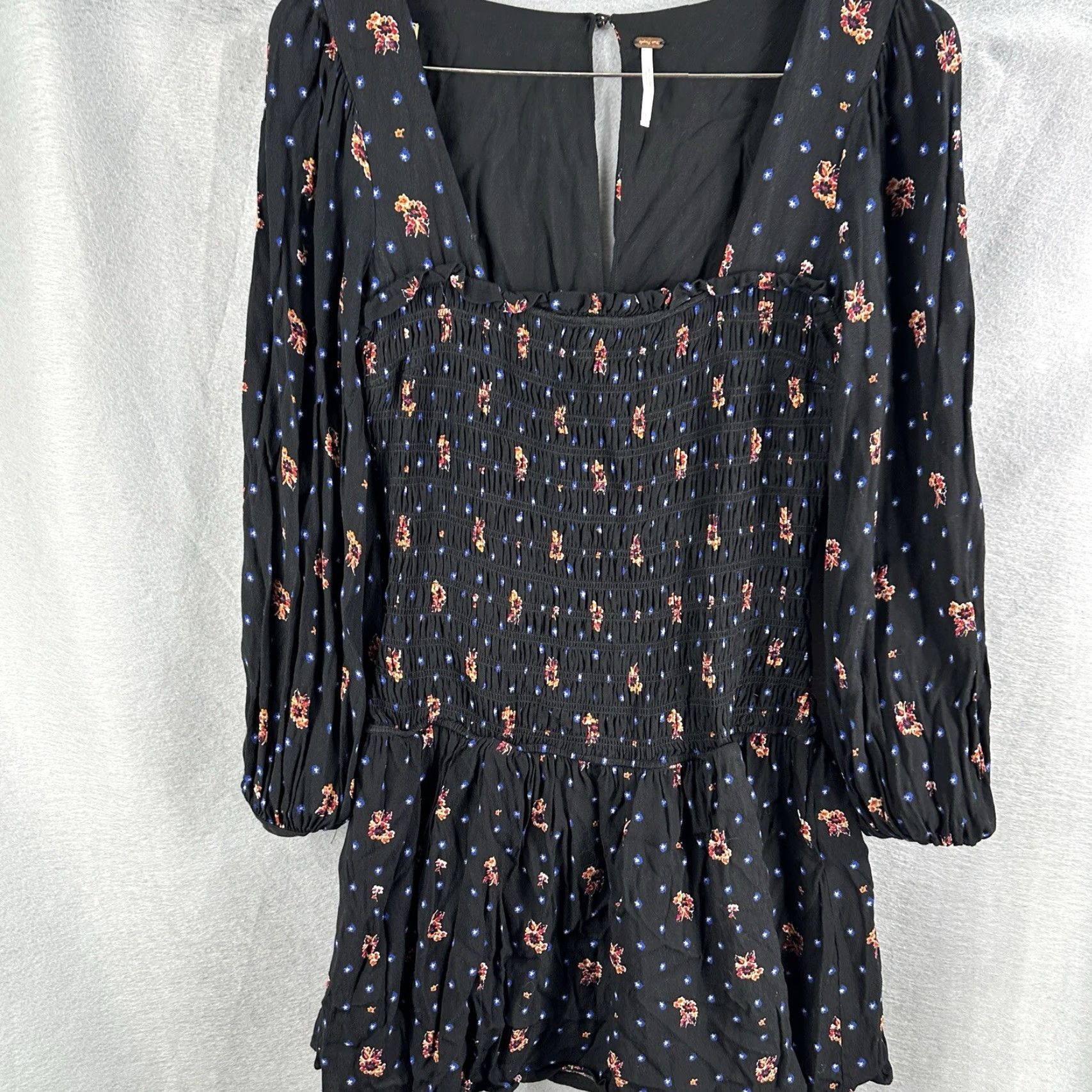 Free People Free People Dress Womens XS Smocked Floral Quiet Lux Mini Cottagecore Shirt Size XS / US 0-2 / IT 36-38 - 2 Thumbnail