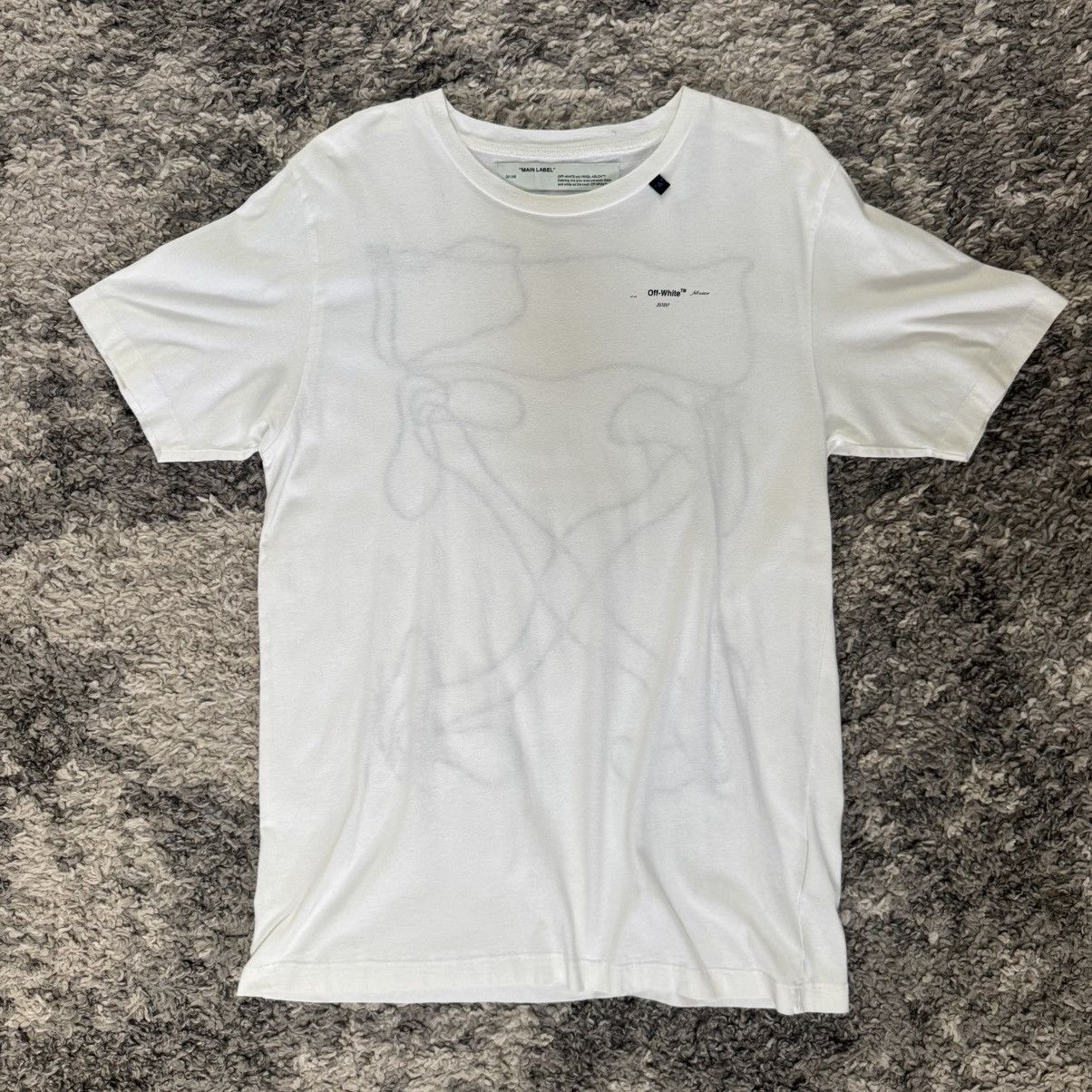 Off-White Off-White Embroidered Logo T-Shirt Size US L / EU 52-54 / 3 - 2 Thumbnail