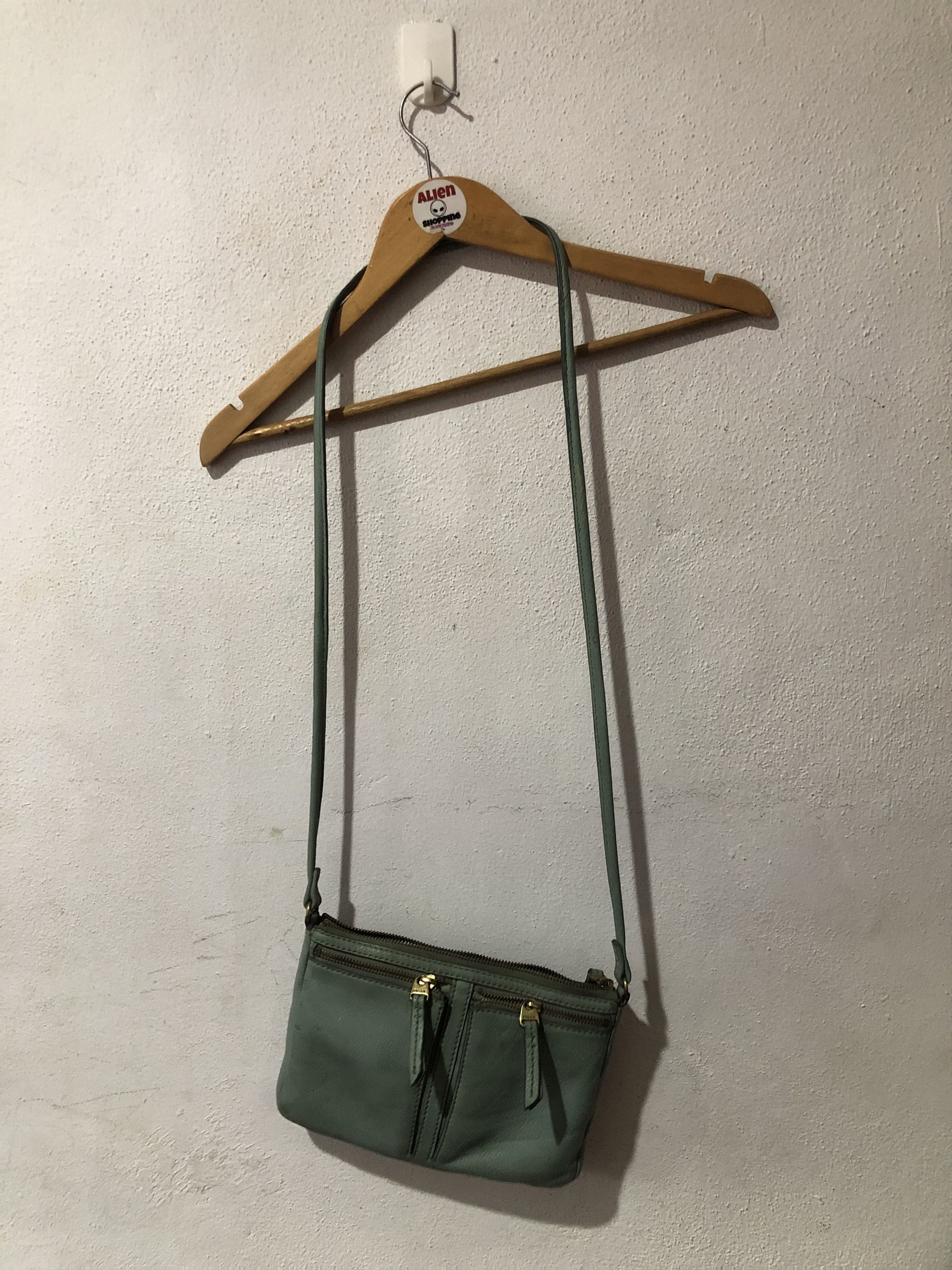 Fossil Fossil Sage Green Pebbled Leather Size ONE SIZE - 1 Thumbnail