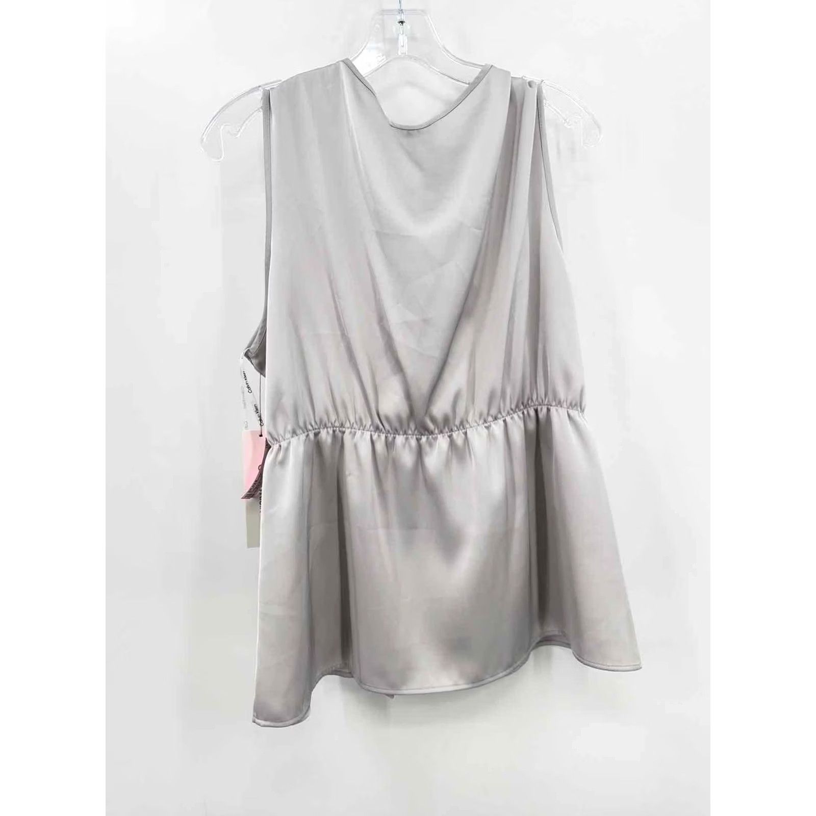 Calvin Klein Calvin Klein Tank Top Silver XL Plus Size Women's? Size XL / US 12-14 / IT 48-50 - 2 Thumbnail