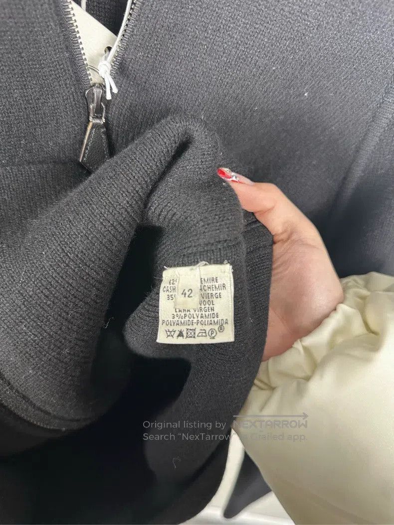 Hermes Hermes Black Wool Zip-Up Outerwear Size M / US 6-8 / IT 42-44 - 4 Thumbnail