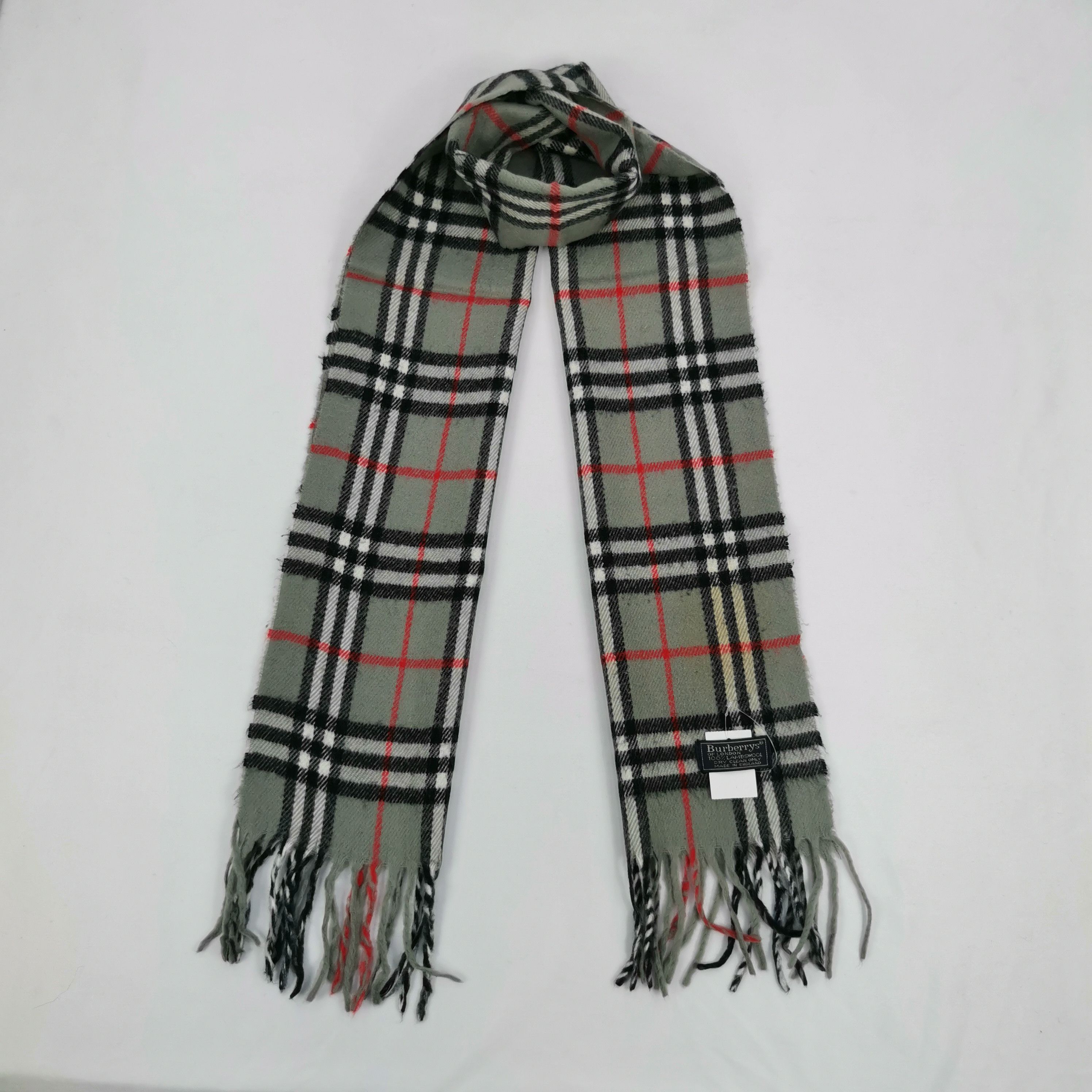 Burberry Vintage Burberry Scarf Muffler Wool Cashmere Scarves Size ONE SIZE - 1 Thumbnail