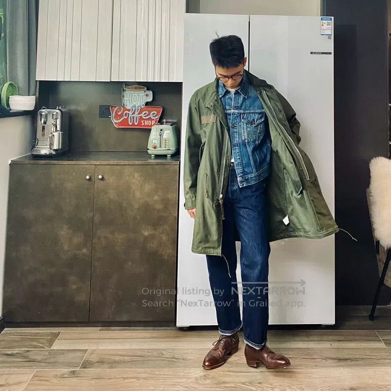 The Real McCoy's The Real McCoys Classic military green trench coat Size US XS / EU 42 / 0 - 3 Thumbnail