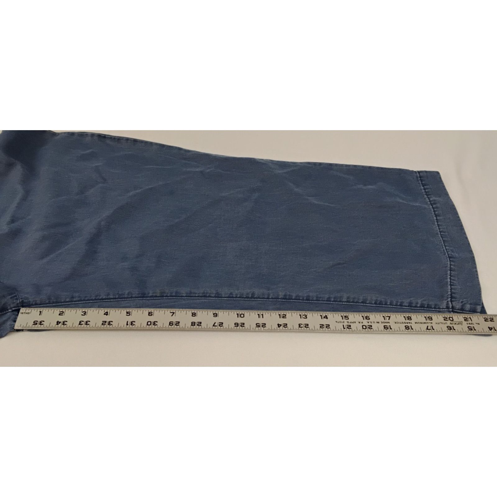 7 For All Mankind 7 For All Mankind Jumpsuit Women L Blue Smocked Lyocell New Size 34" / US 12 / IT 48 - 17 Thumbnail