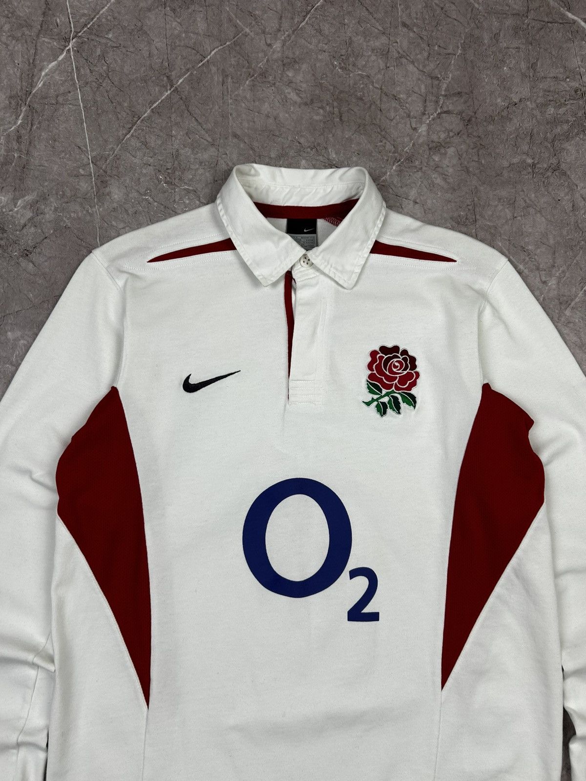 Nike Nike England Rugby League Vintage Soccer Long Sleeve Y2K Size US S / EU 44-46 / 1 - 5 Thumbnail