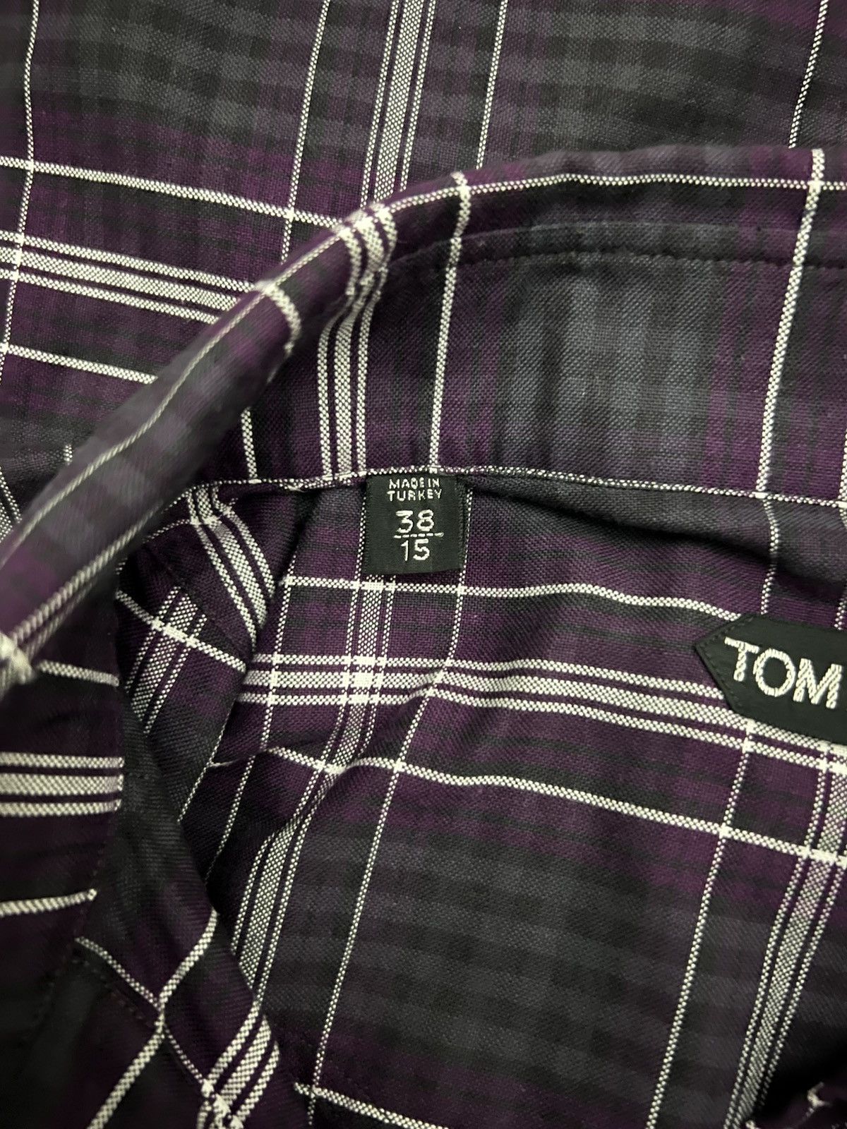 Tom Ford Tom Ford - Western Plaid Checkered Shirt Size US M / EU 48-50 / 2 - 12 Thumbnail