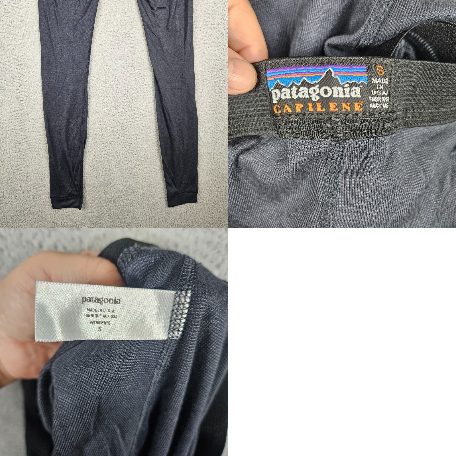 Patagonia Patagonia Capilene Pull On Elastic Waist Pant Women's Size S Black Knit Polyester Legging Casual Outdoor Mens? Size 28" / US 6 / IT 42 - 8 Thumbnail