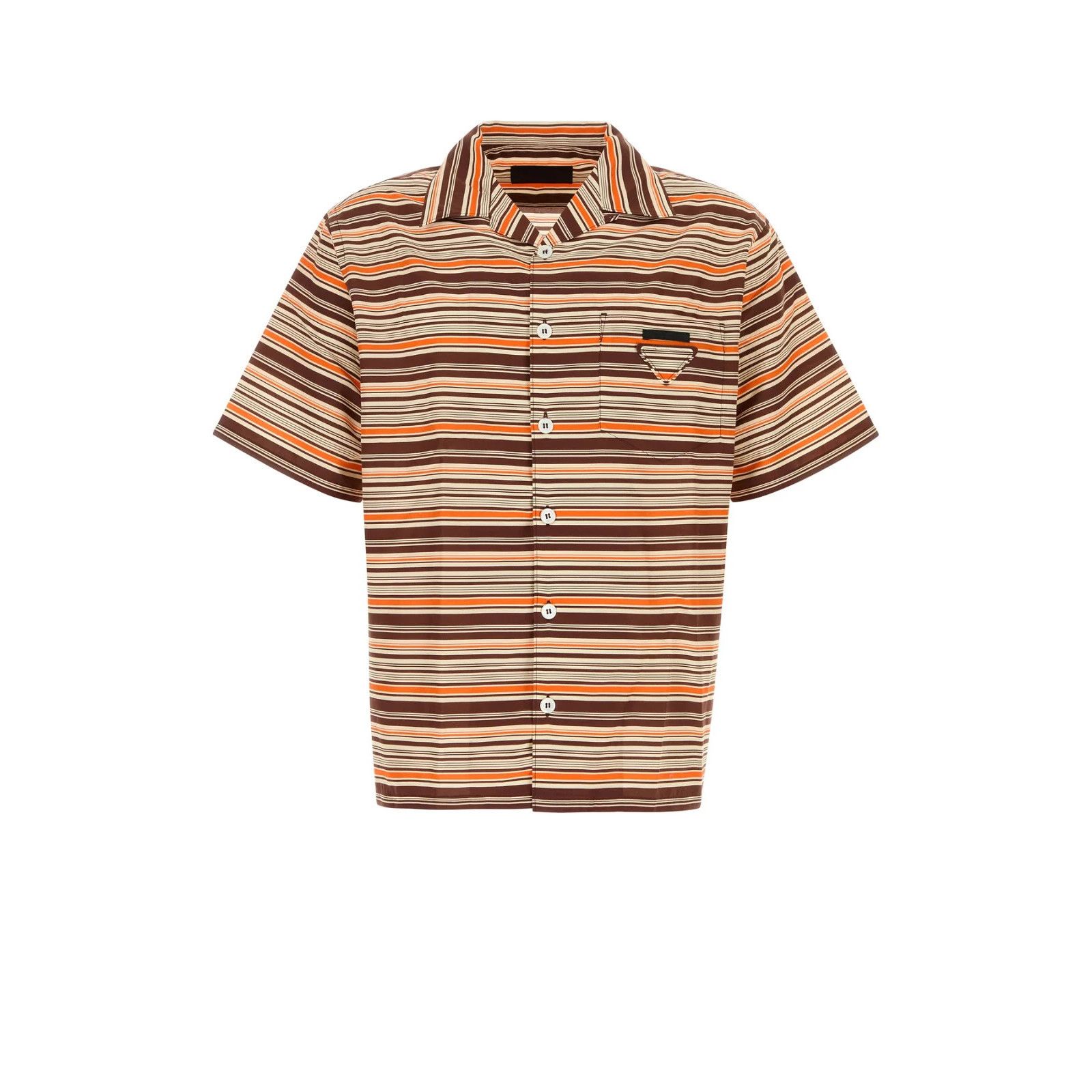 Prada PRADA Embroidered Cotton Blend Shirt New & Authentic (Men's Size US L / EU 52-54 / 3 - 1 Thumbnail