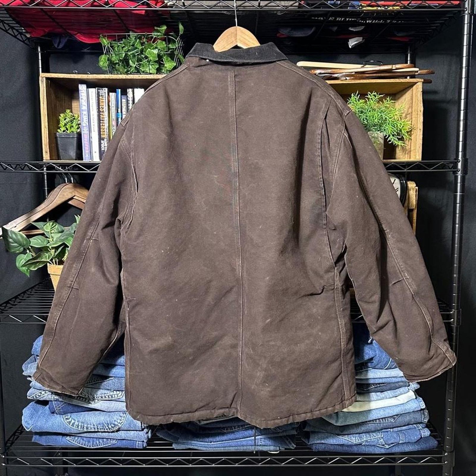 Carhartt Carhartt C26 DKB Dark Brown Chore Jacket Mens XL Arctic Coat Size US XL / EU 56 / 4 - 4 Thumbnail