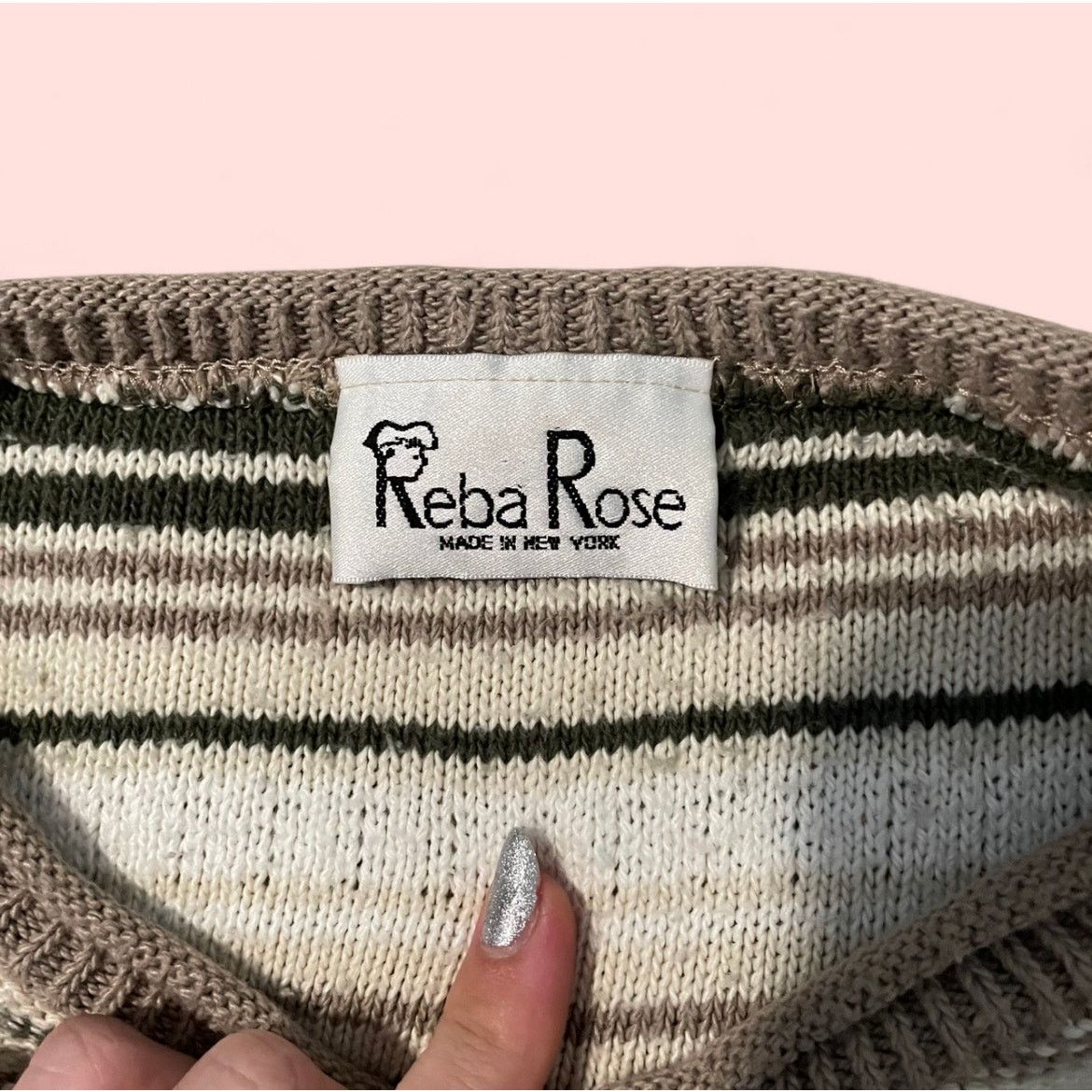 & Other Stories * Brown and cream striped sweater Size M / US 6-8 / IT 42-44 - 3 Thumbnail