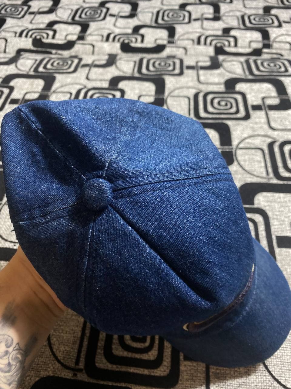 Nike × Vintage Vintage Nike fleece Y2K swoosh hat Size ONE SIZE - 7 Thumbnail