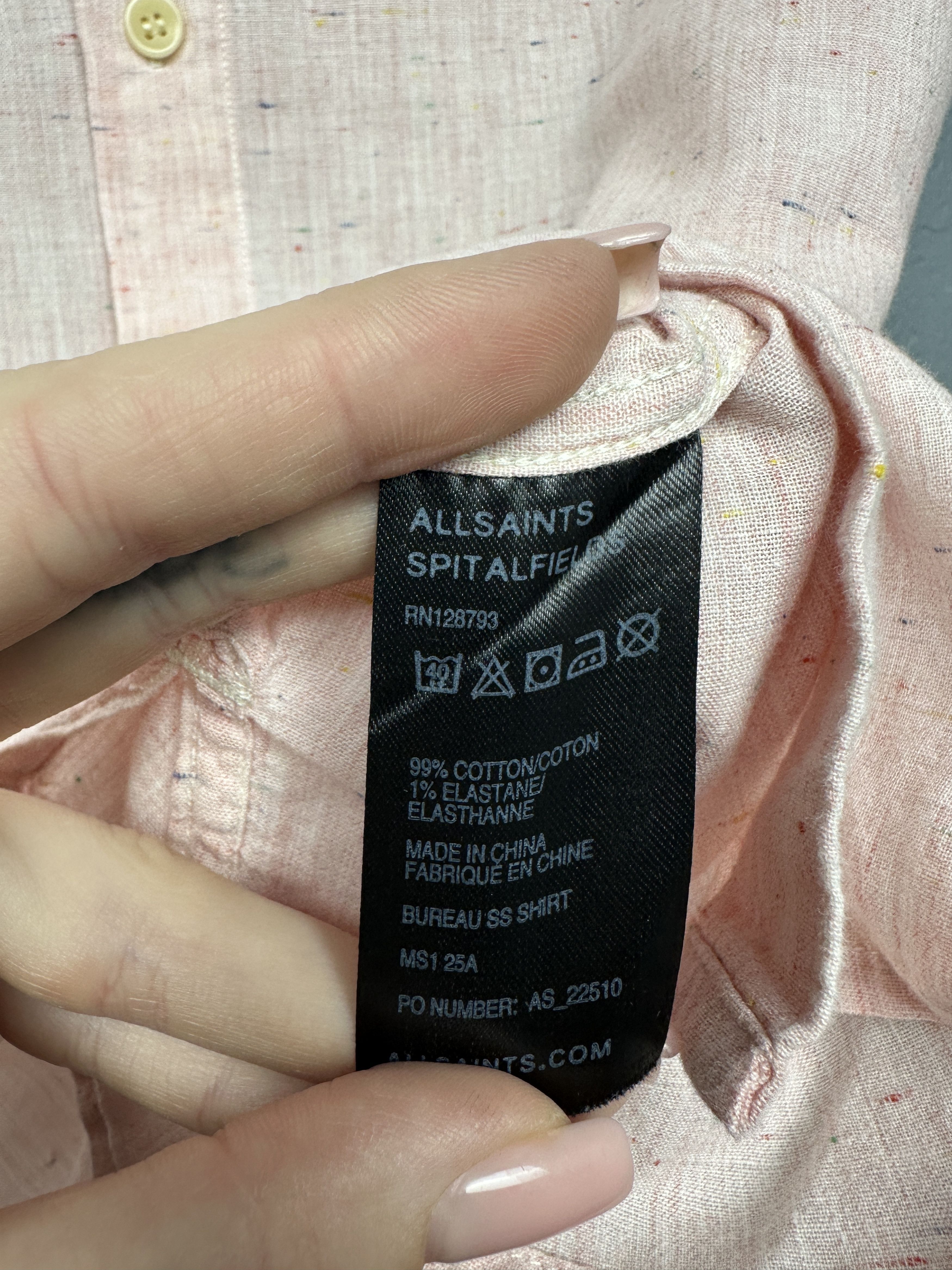 Allsaints Allsaints Mens Bureau Hawaiian Shirt Size US XS / EU 42 / 0 - 4 Thumbnail