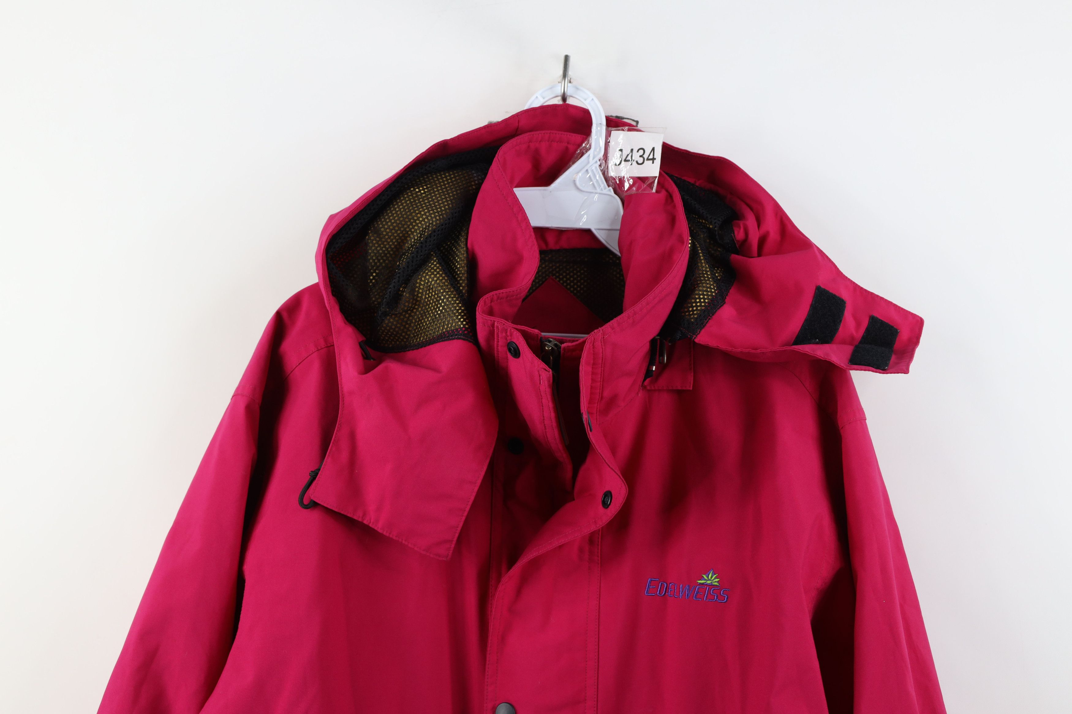 Vintage Vintage 90s Streetwear Goretex Hooded Rain Jacket Pink Size XL / US 12-14 / IT 48-50 - 2 Thumbnail