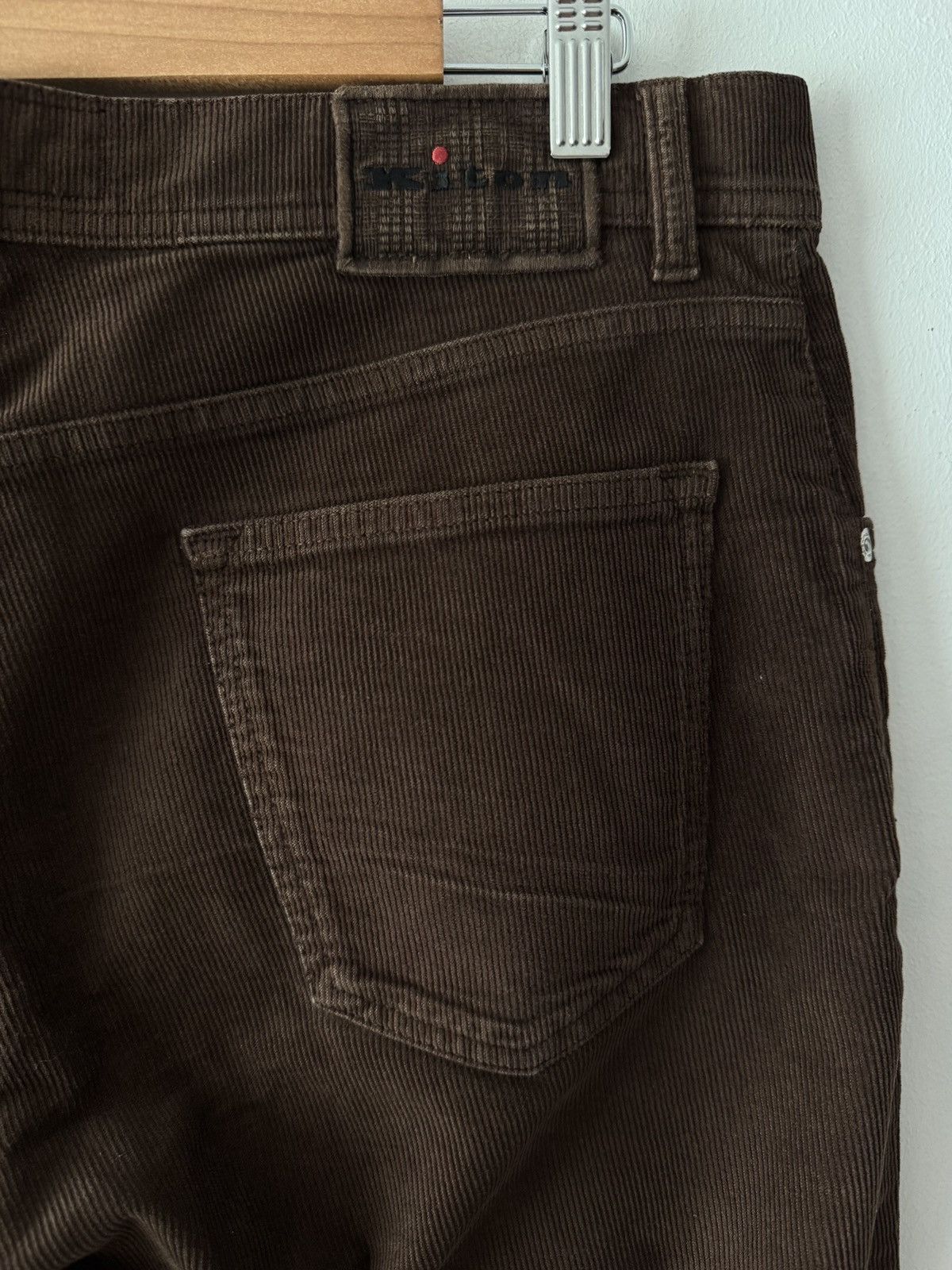 Kiton 🔥🔥 Kiton Brown Corduroy Pants Size US 35 - 4 Thumbnail