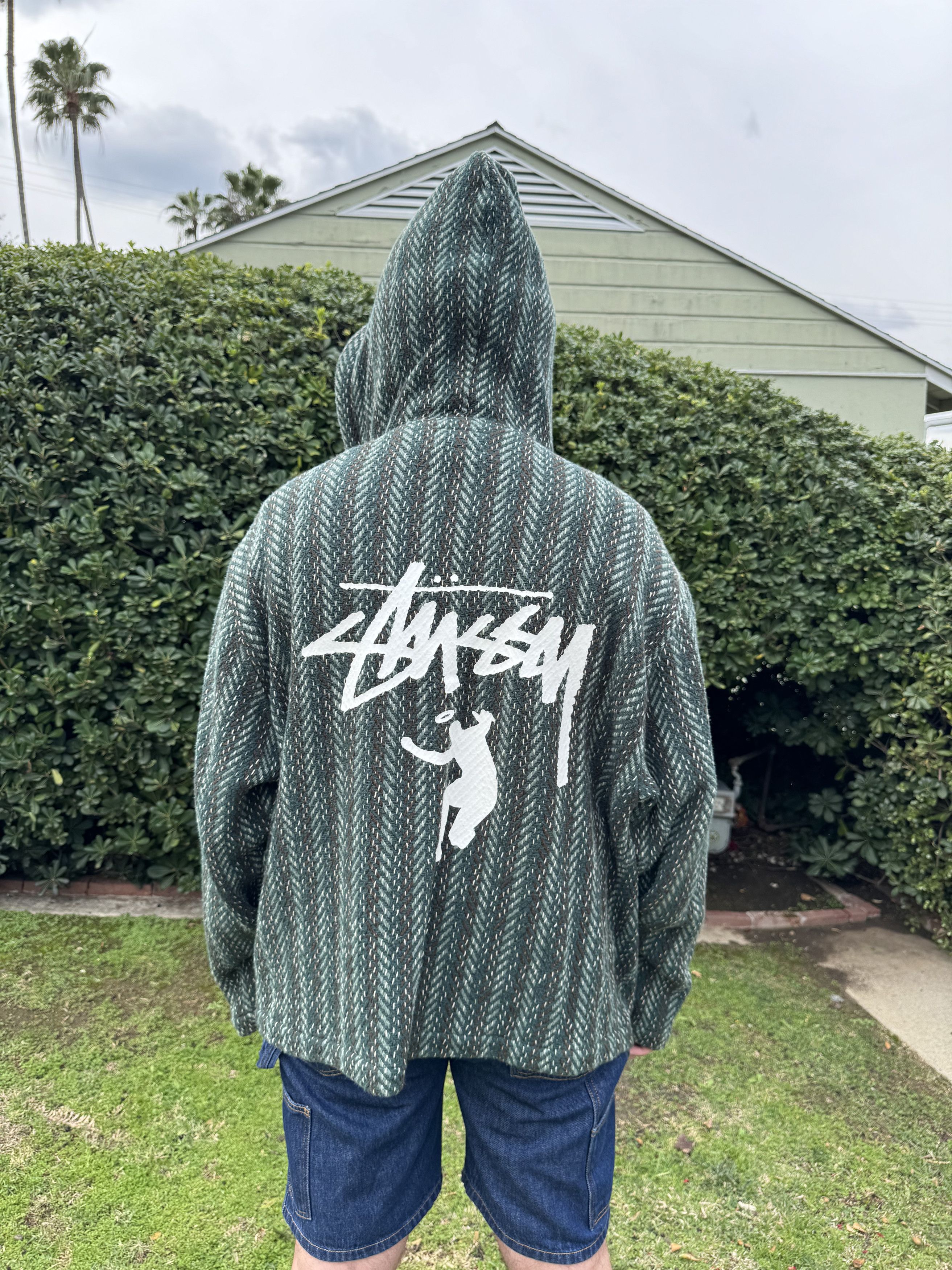 Stussy Stussy x Union 30th Anniversary Zip Poncho Hoodie | Grailed