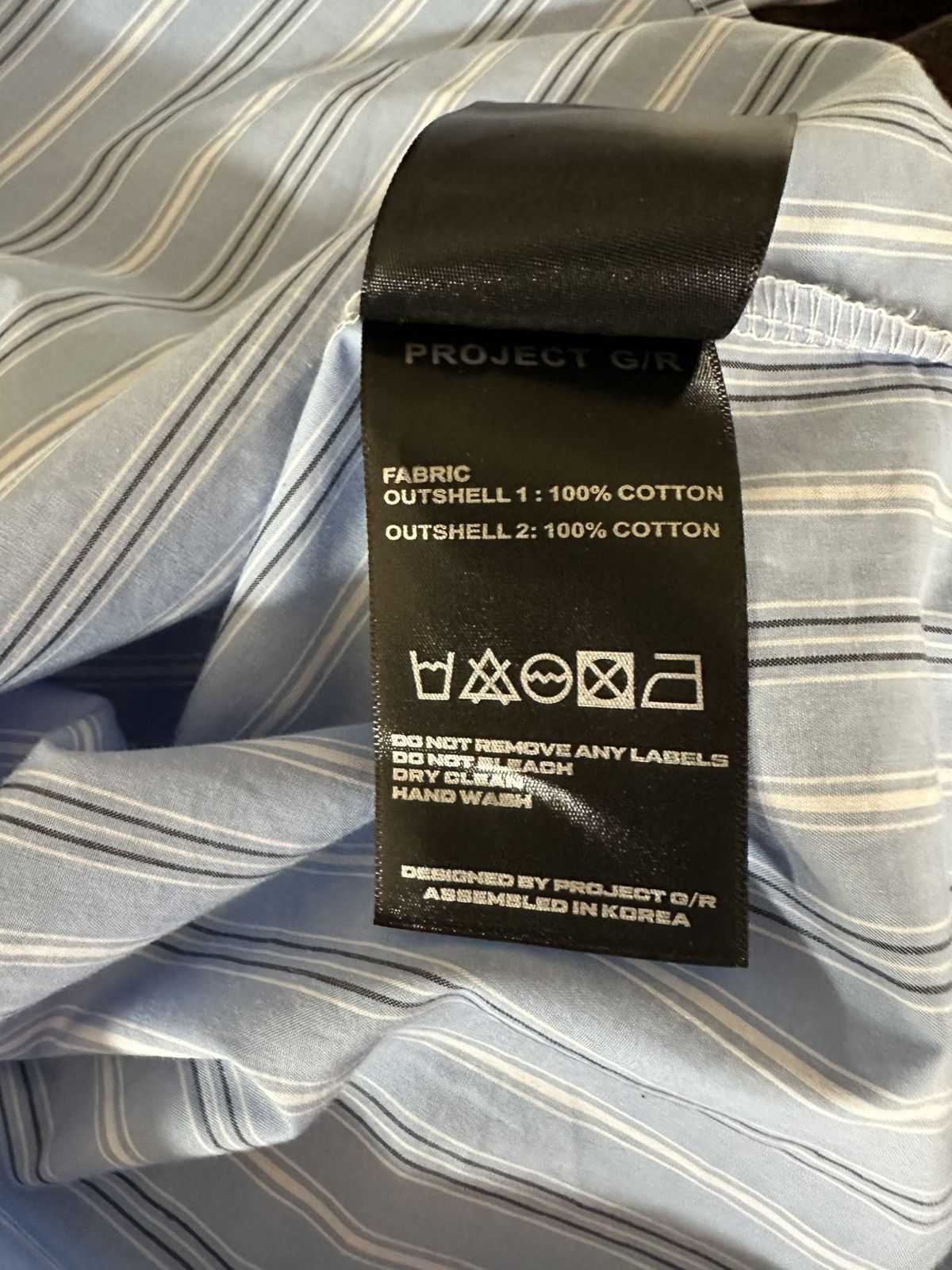 PROJECT G/R Protocol_Index Project GR ‘Breaking News’ Shirt Size US L / EU 52-54 / 3 - 7 Thumbnail