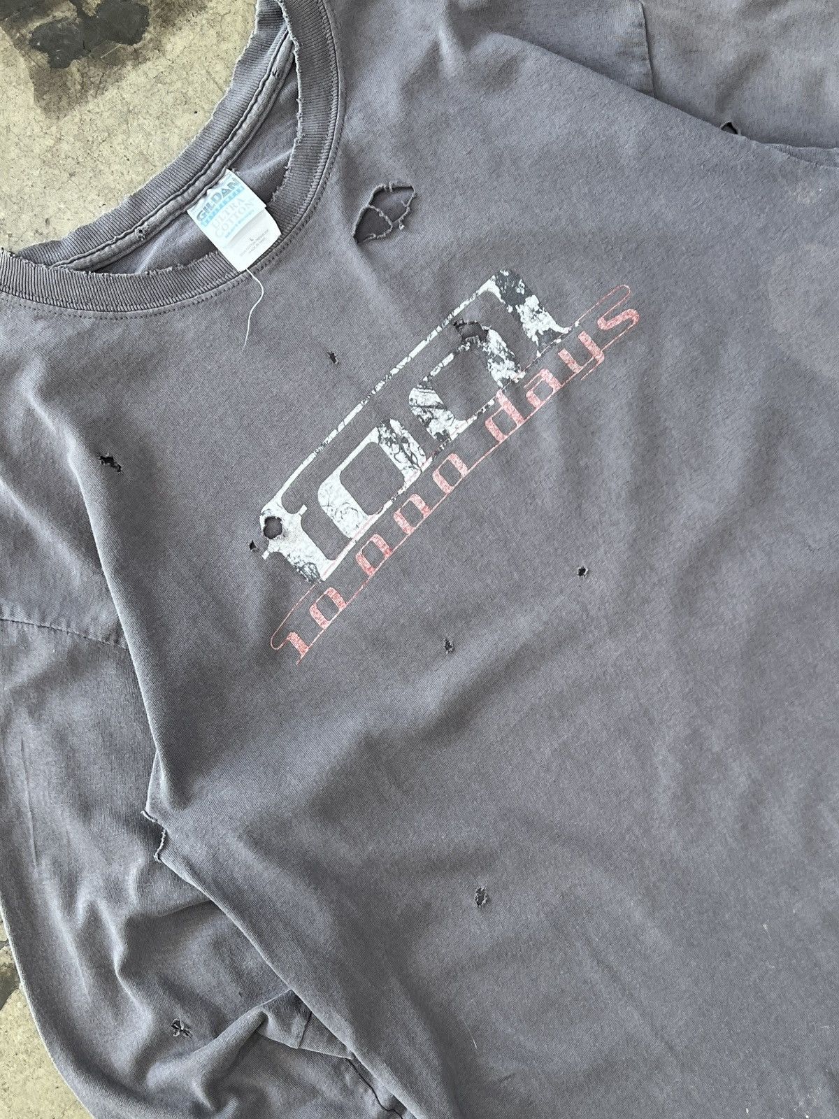 Vintage Tool 10000 Days Band LS Distressed Large