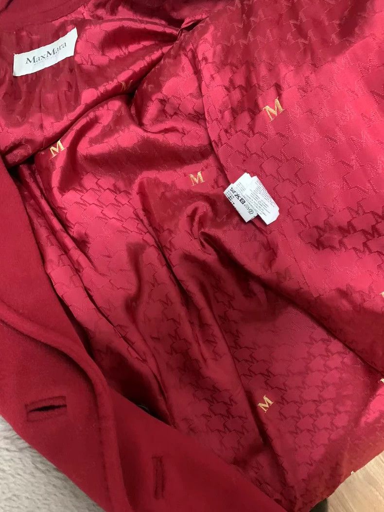 Max Mara Max Mara 101801 coat, classic red Size S / US 4 / IT 40 - 9 Thumbnail