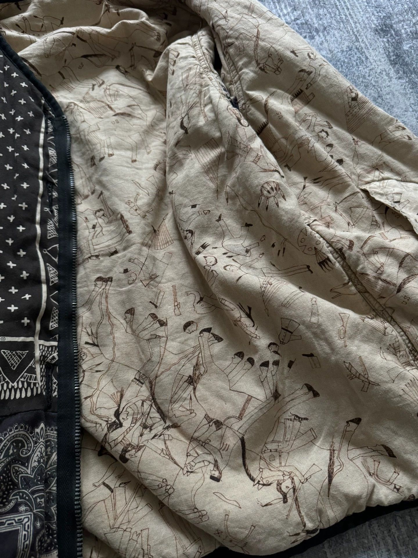 Visvim VISVIM 19AW 2 ICT IRIS LINER JKT Black Camo Mud Dyed Size US M / EU 48-50 / 2 - 2 Thumbnail