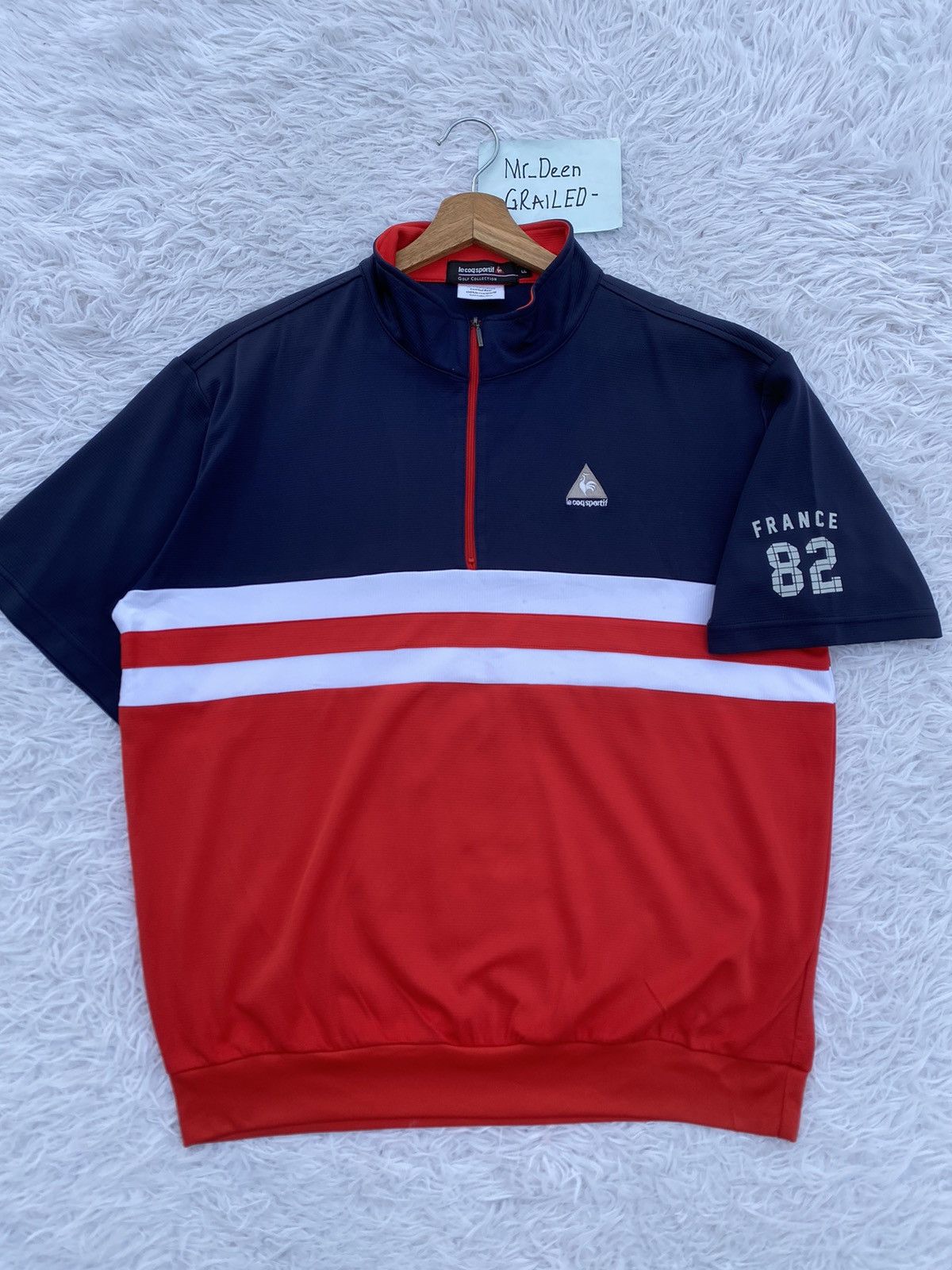 Le Coq Sportif Rare Vintage Le Coq Sportif Colour Block Shirt Size US L / EU 52-54 / 3 - 4 Thumbnail