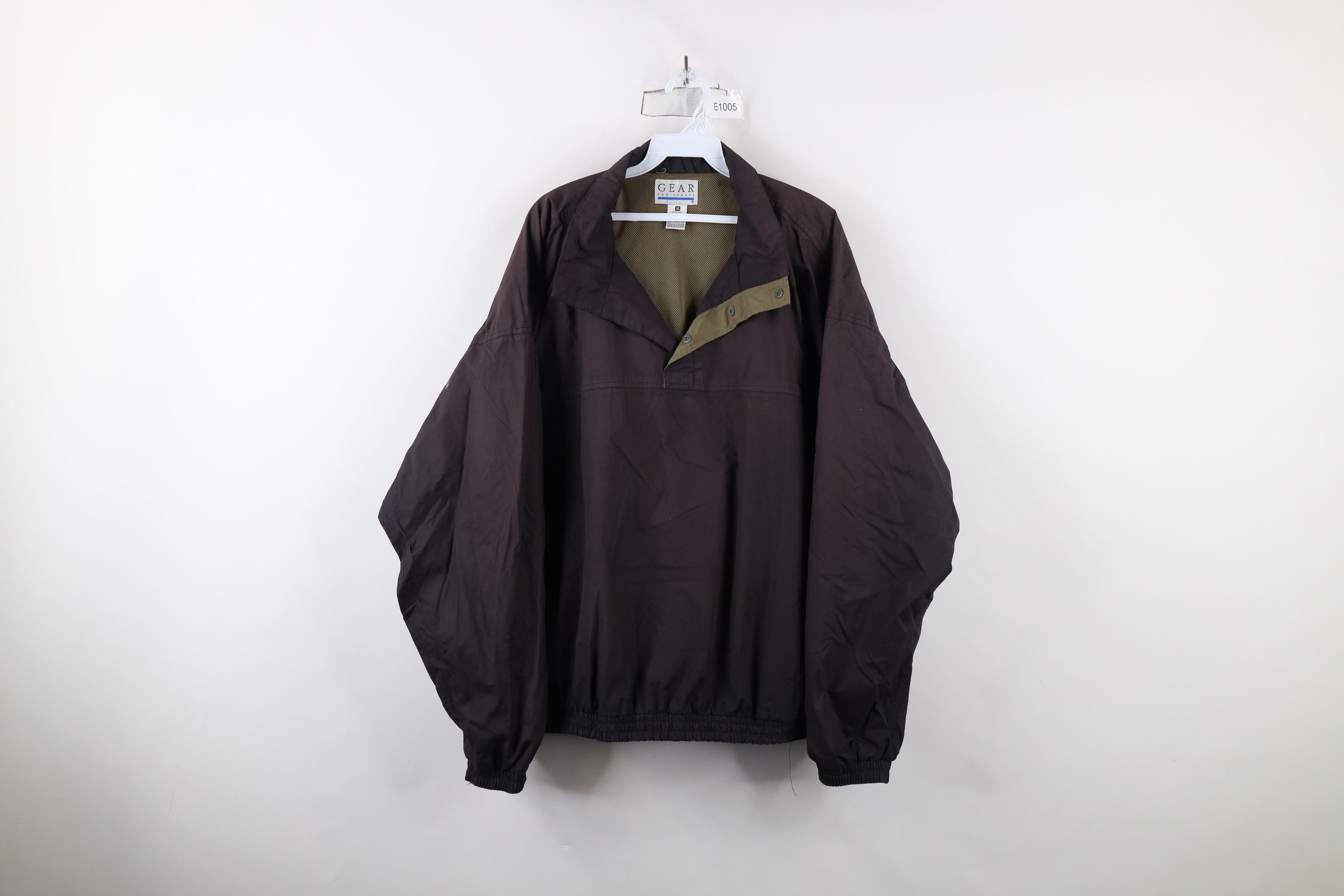 Vintage Vintage 90s Streetwear Button Pullover Windbreaker Jacket Size US XL / EU 56 / 4 - 1 Thumbnail