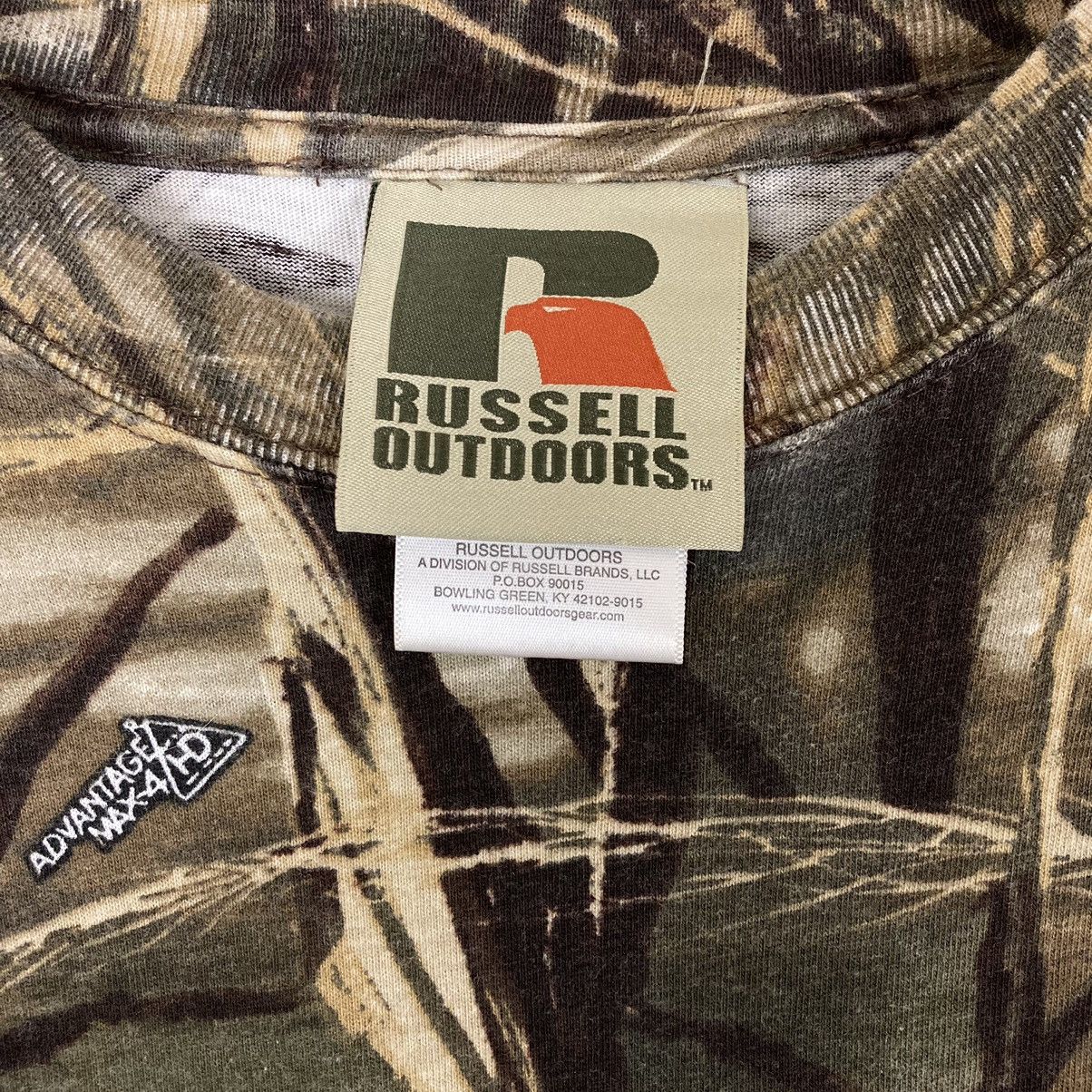 Realtree Crazy Y2K Russell Realtree Camo Long Sleeve Pocket Tee Size US M / EU 48-50 / 2 - 4 Thumbnail