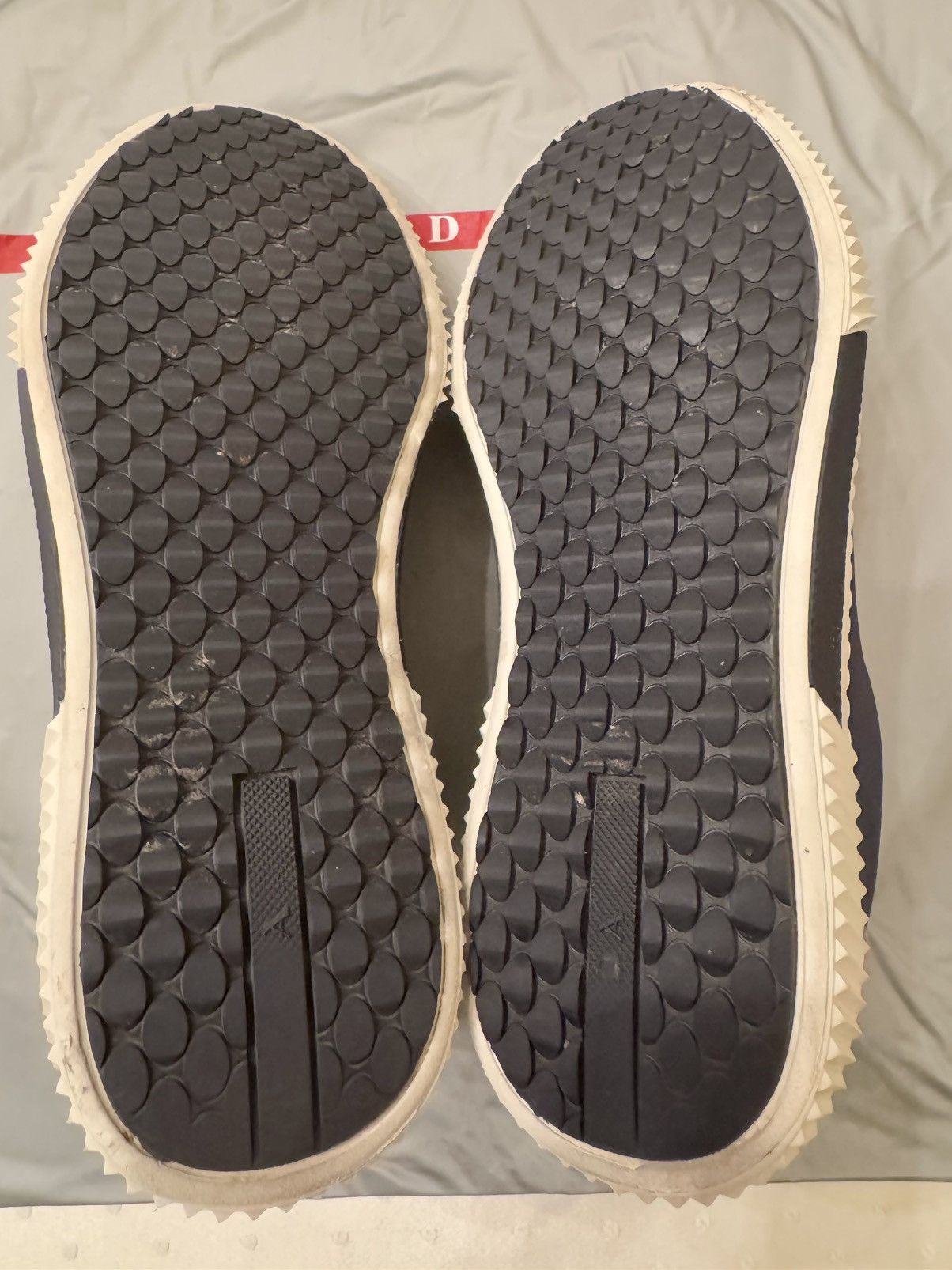 Prada Blue / Grey Logo Sneakers Size US 7.5 / EU 40-41 - 10 Thumbnail