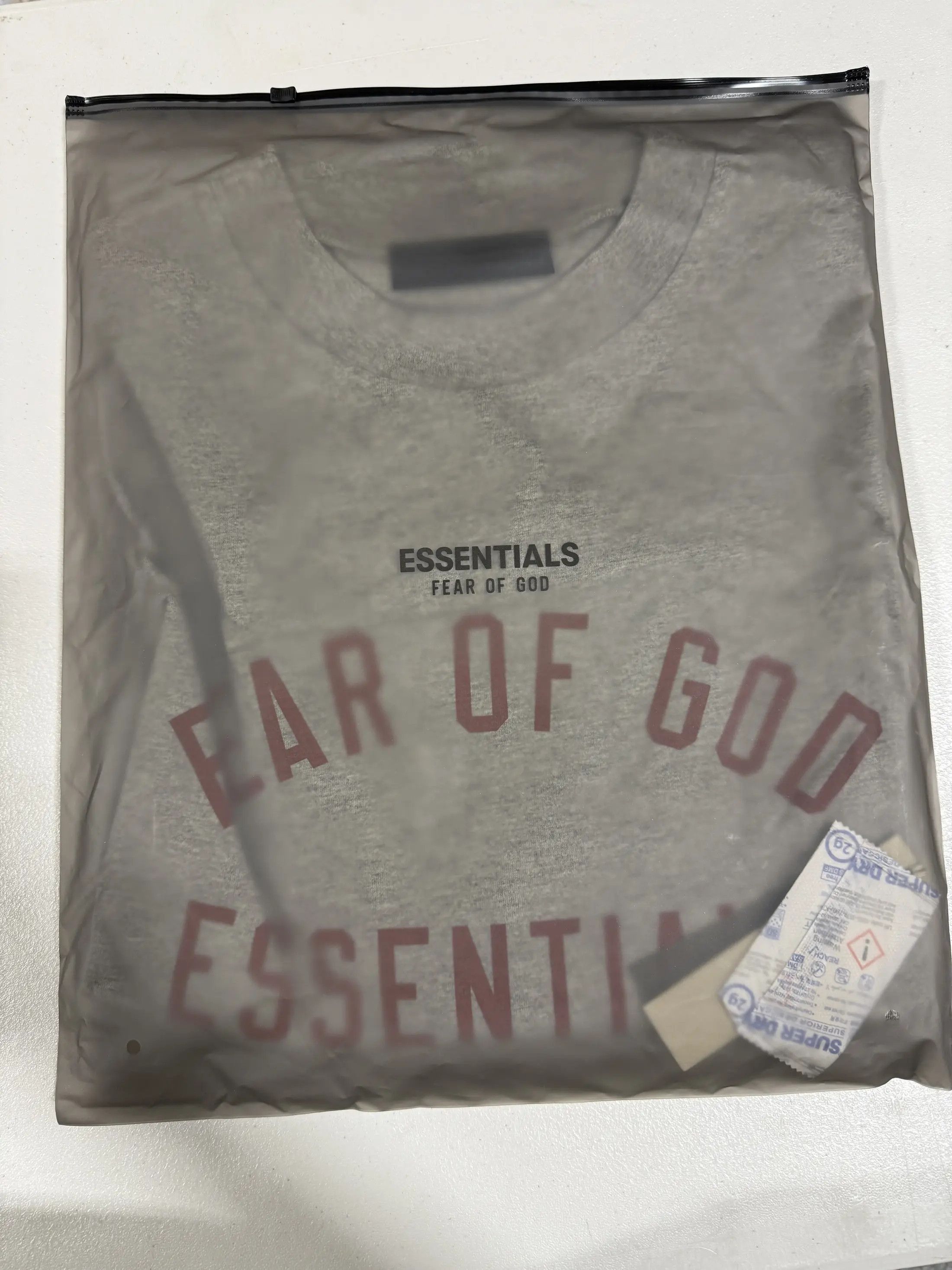 Fear of God Fear of God Essentials Crewneck Tee Dark Heather (XXL) Size US XXL / EU 58 / 5 - 3 Thumbnail