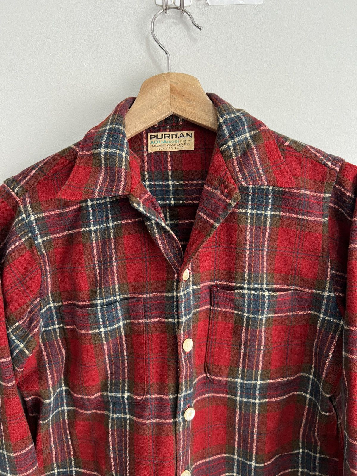 Vintage Vintage 80s Puritan Flannel Button Up Shirt plaid Size US S / EU 44-46 / 1 - 2 Thumbnail