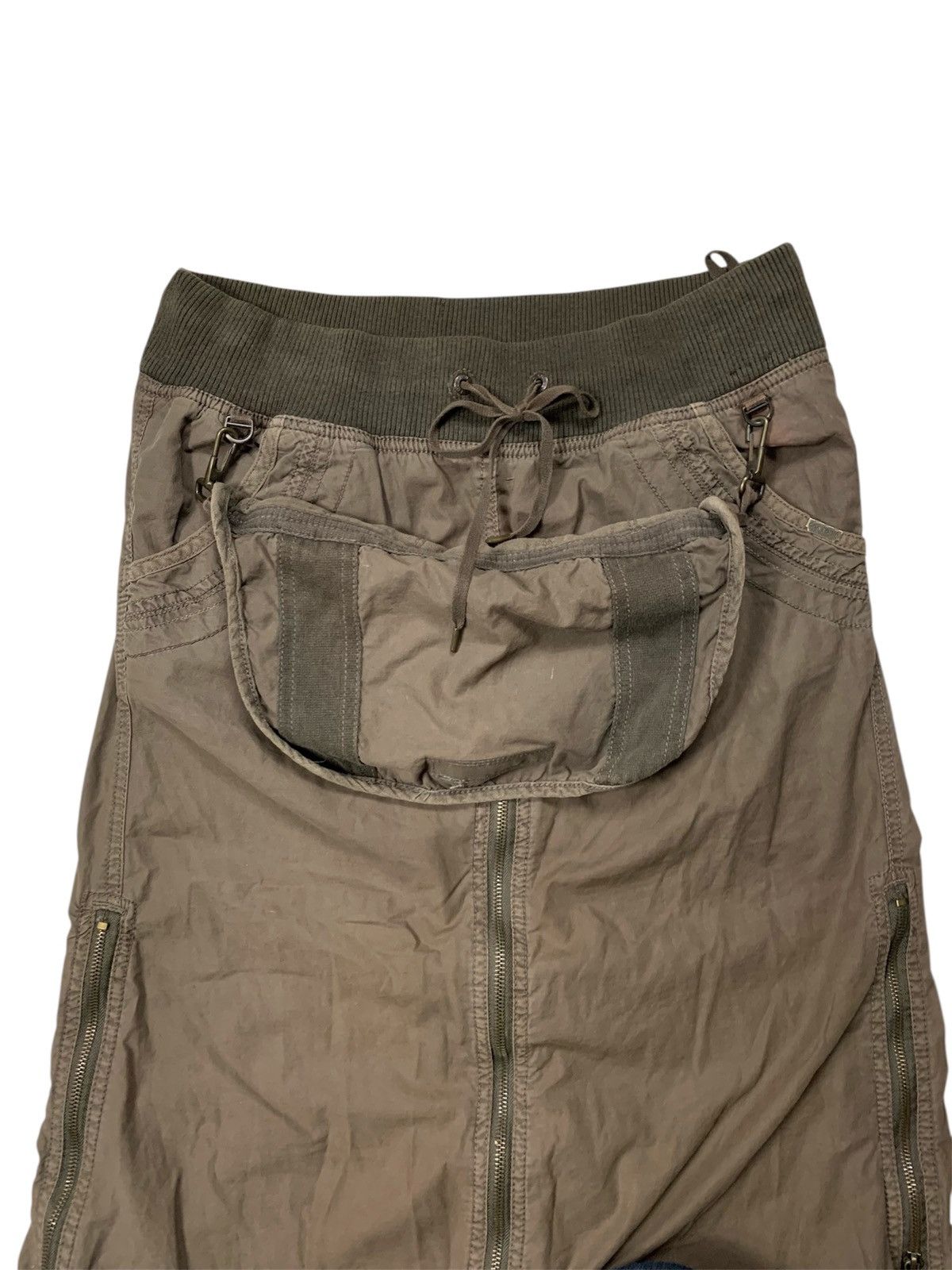 GOA 2000s G.O.A Military Bondage Cargo Skirt Size 32" / US 10 / IT 46 - 4 Thumbnail