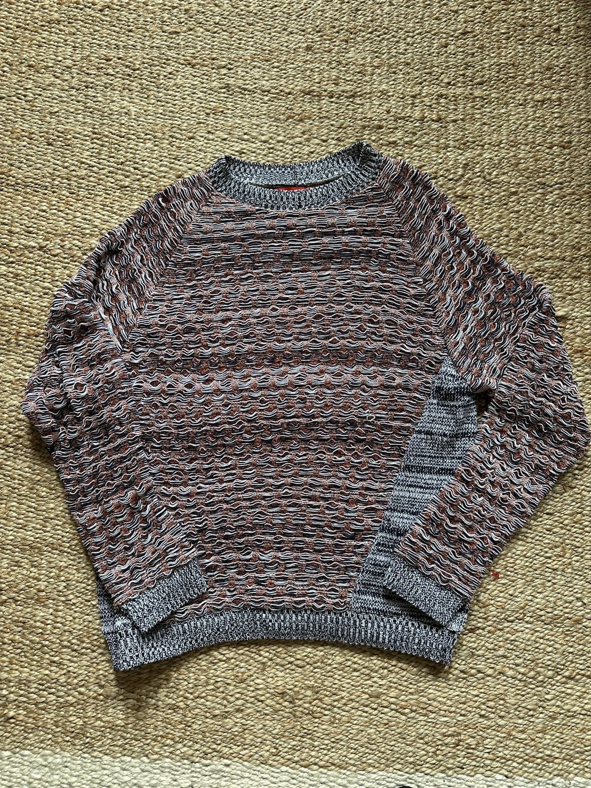 image of Eckhaus Latta String Knit Sweater, Men's (Size XL)