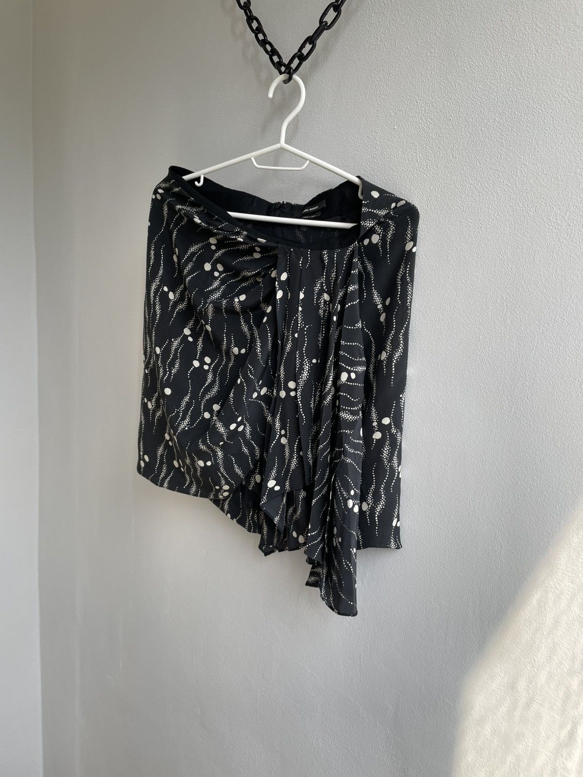 Isabel Marant Isabel Marant Silk Draped Printed Crepe Decline Size 38" / US 16 / IT 52 - 2 Thumbnail