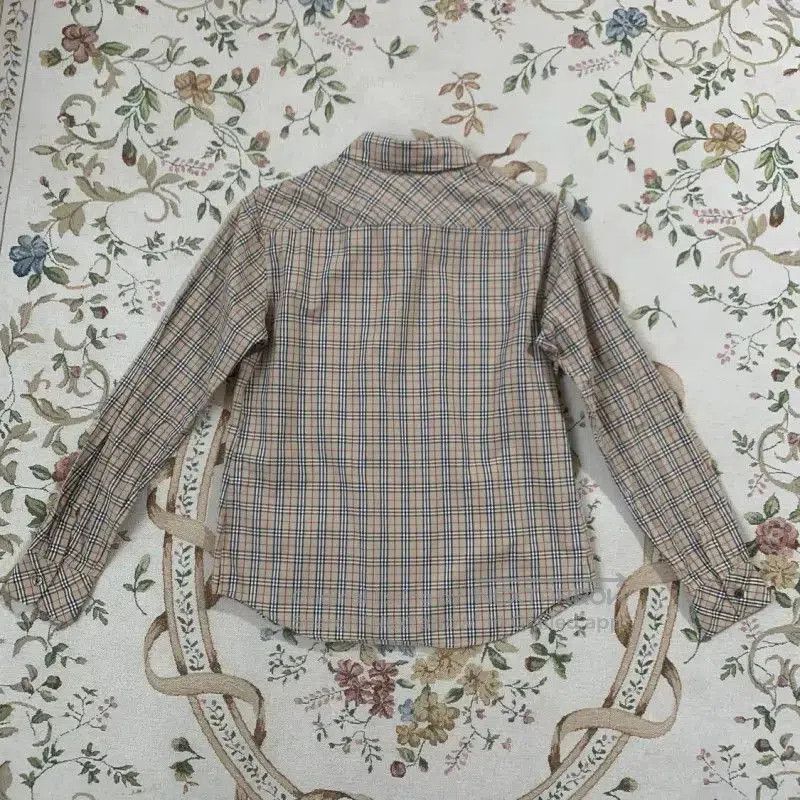 Burberry Burberry Khaki Cotton Check Long Sleeve Shirt. Size L / US 10 / IT 46 - 9 Thumbnail