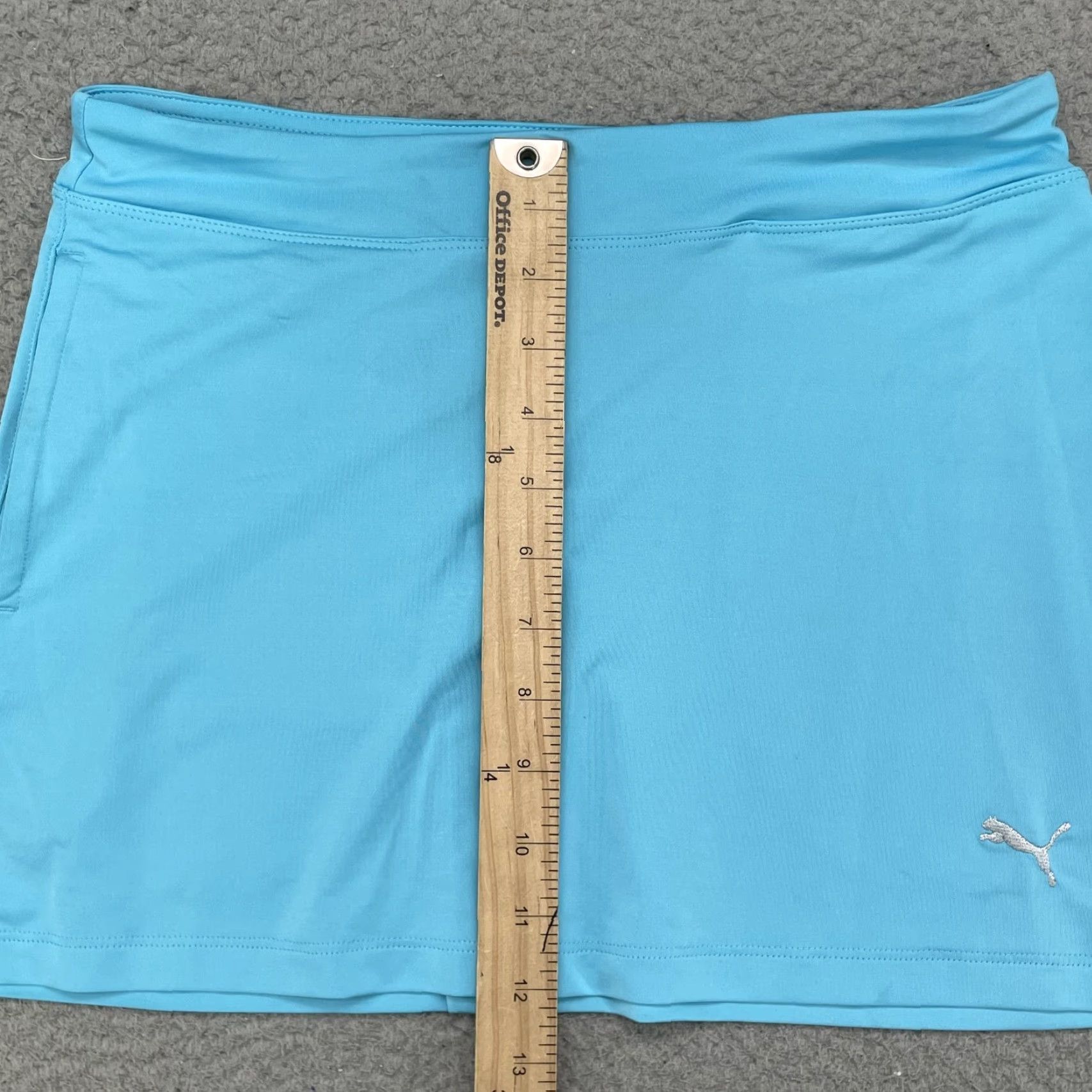 Puma Puma Tennis Skirt Women's Large Neon Blue Golf 80's Gorpcore Athleisure Preppy Size 36" / US 14 / IT 50 - 4 Thumbnail