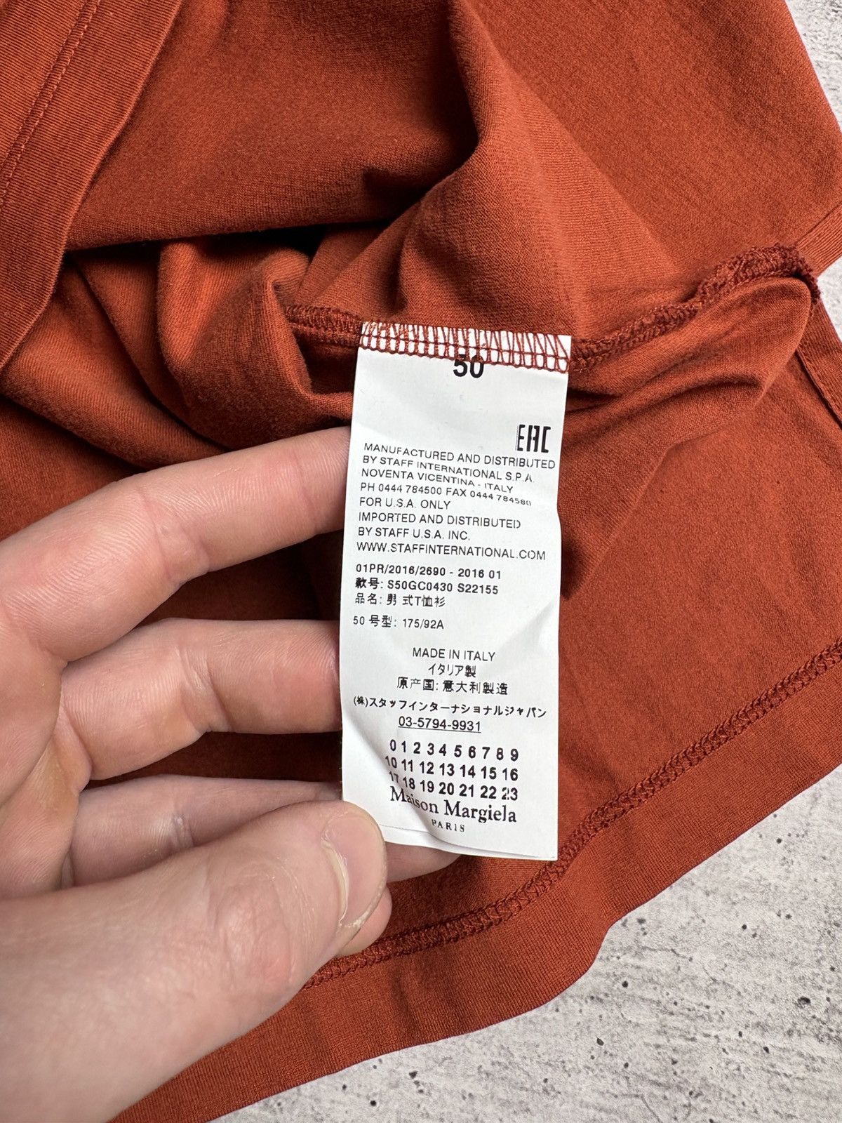 Maison Margiela Maison Margiela stitching Tshirt Size US M / EU 48-50 / 2 - 7 Thumbnail