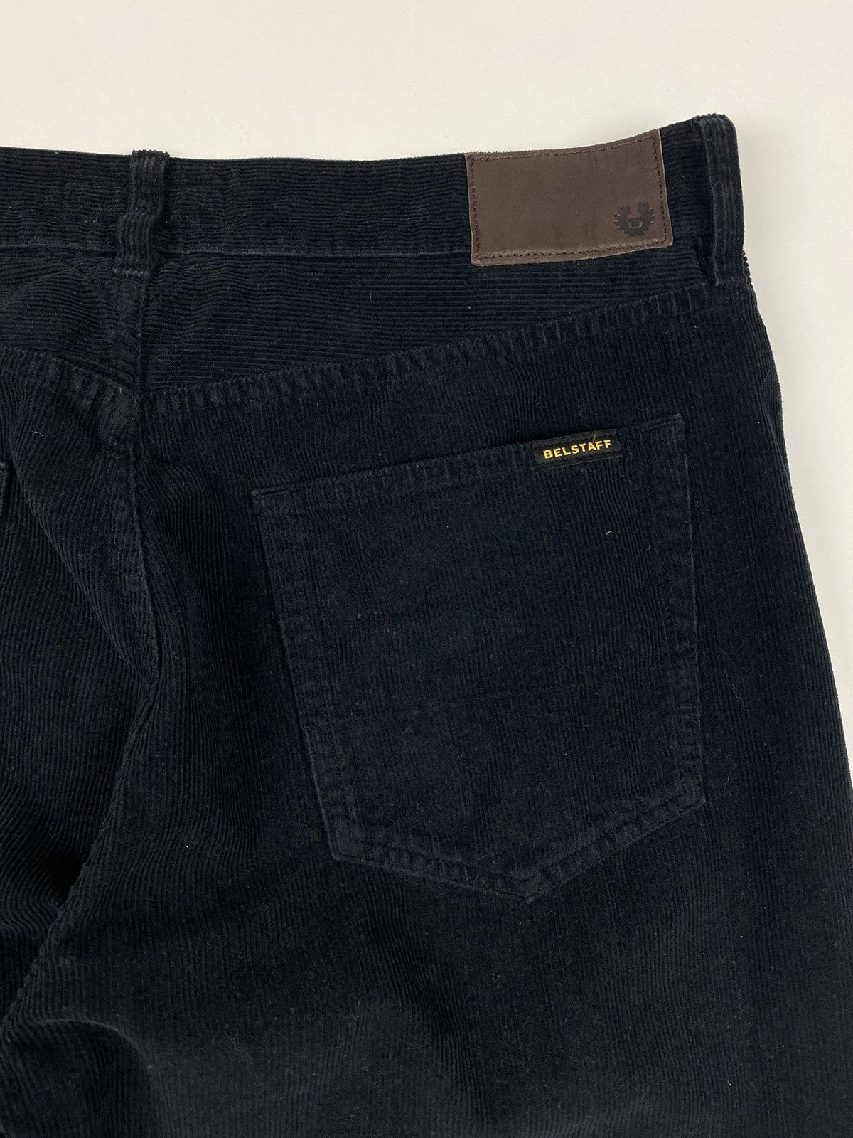 Belstaff Belstaff Corduroy Black Pants Size US 35 - 12 Thumbnail