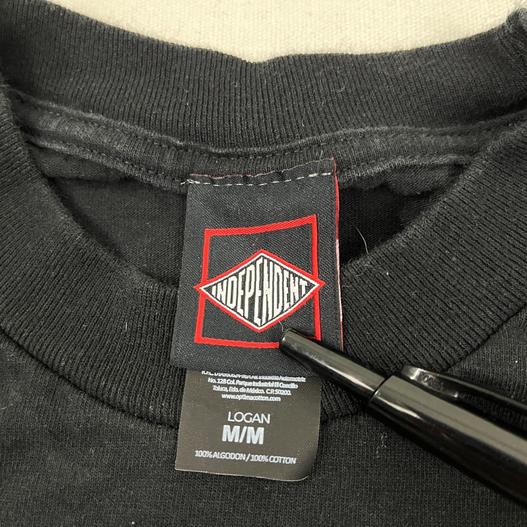 Vintage Independent Trucks Shirt Mens M Black Logan Graphic Skateboarding Tee Size US M / EU 48-50 / 2 - 3 Thumbnail